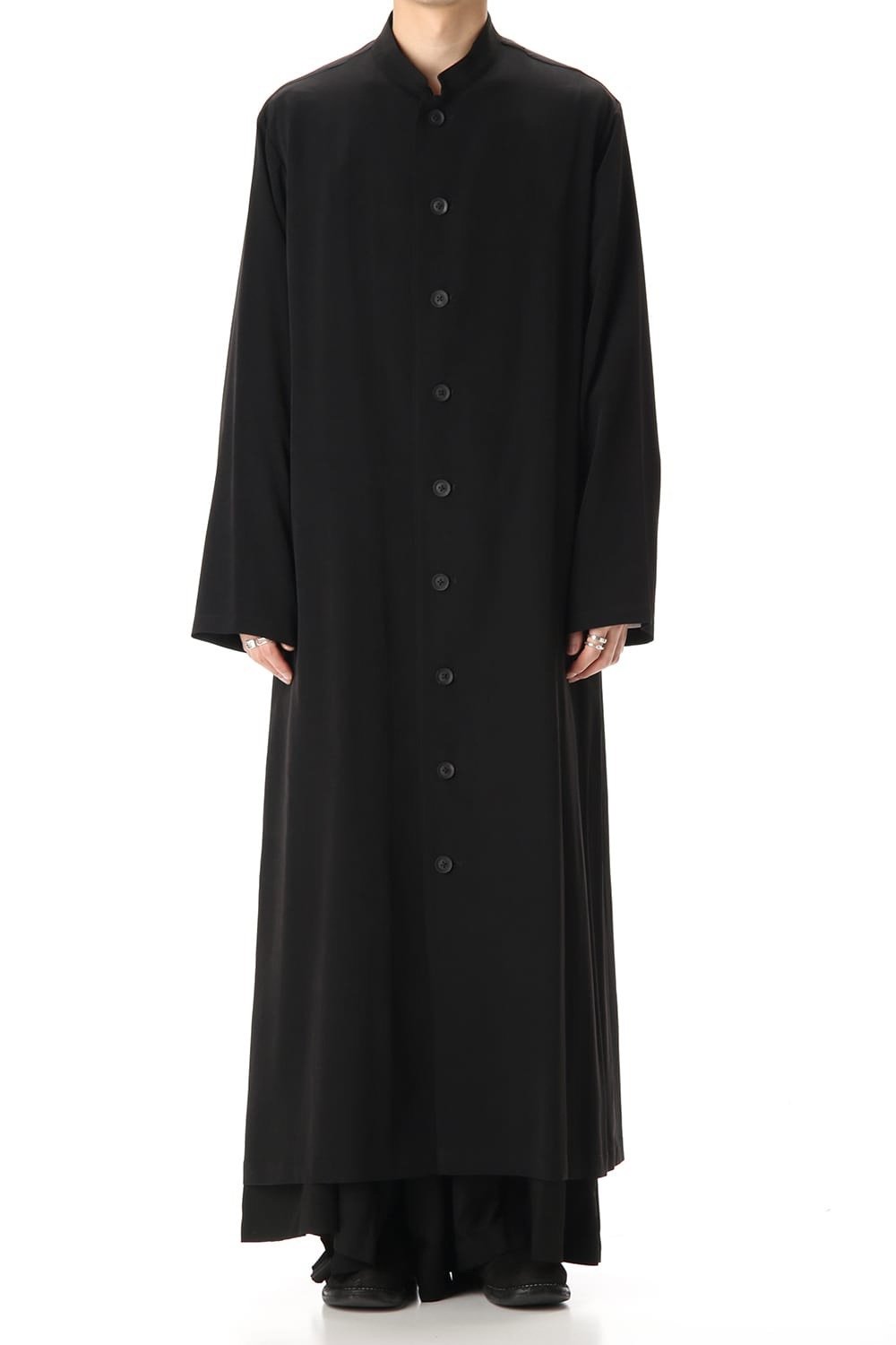 Yohji Yamamoto 2020SS Stand Collar Coat — detail