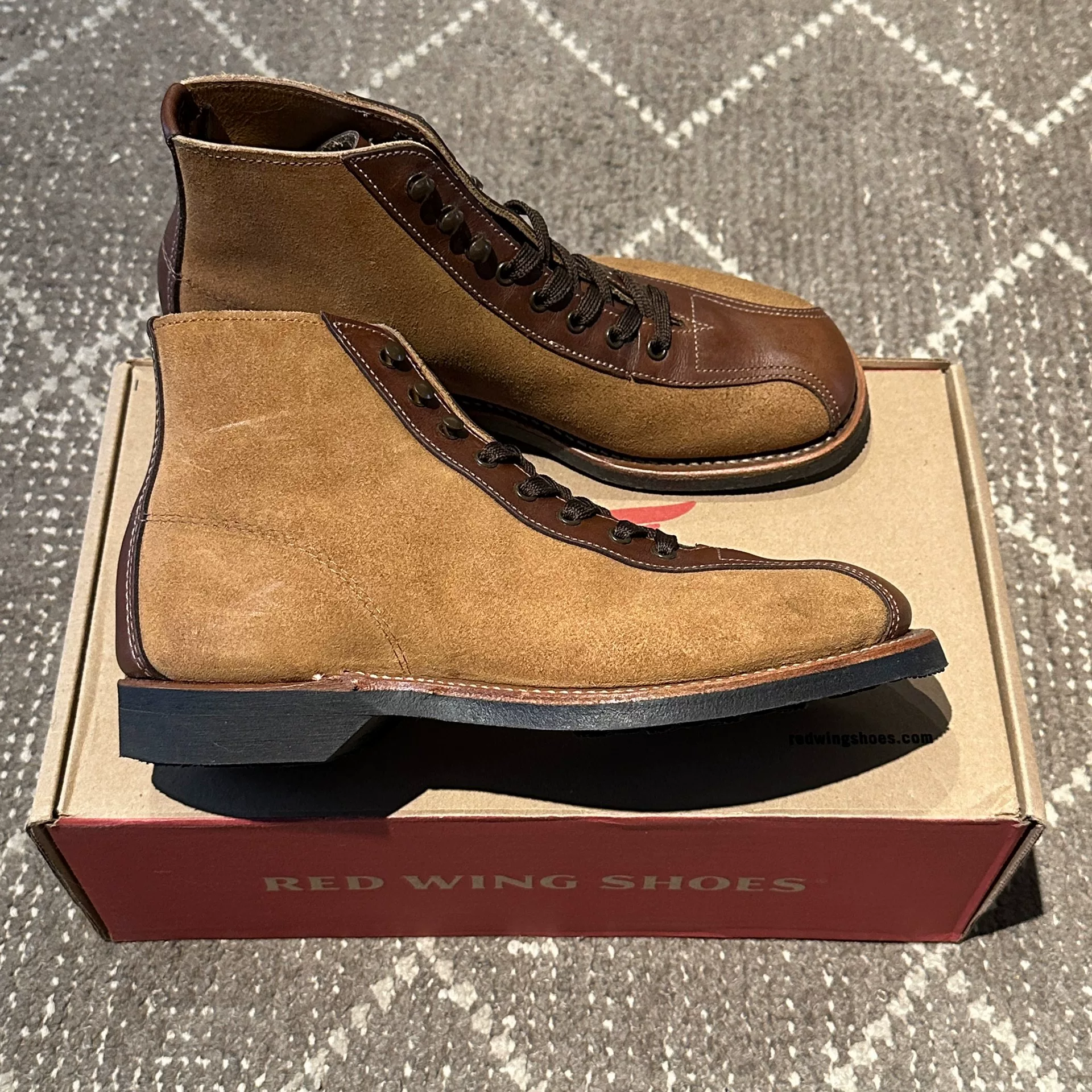 Redwing 8827 6.5D Boxing Boots — detail