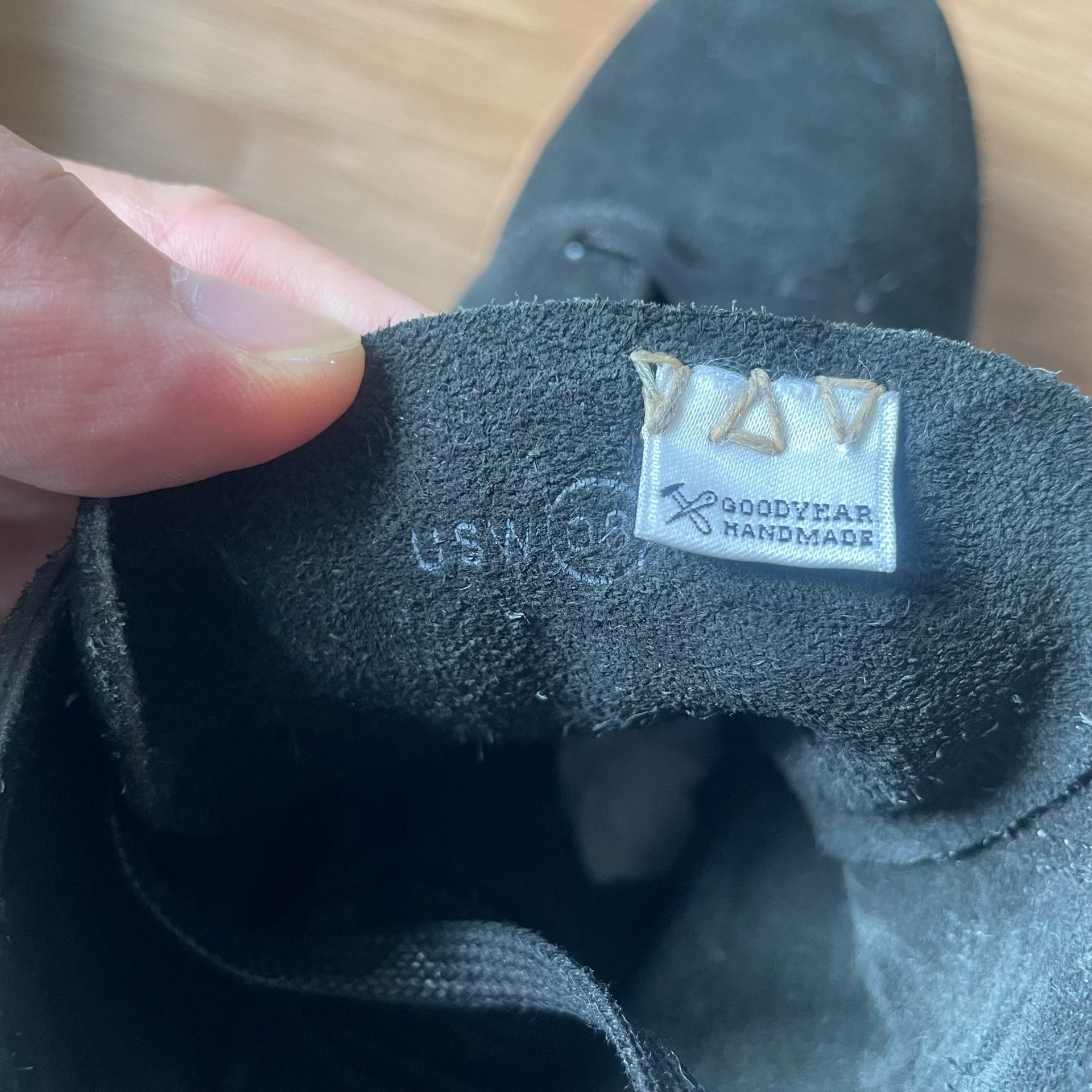 visvim 18ss Marshal Boots Folk WMV Women's — label