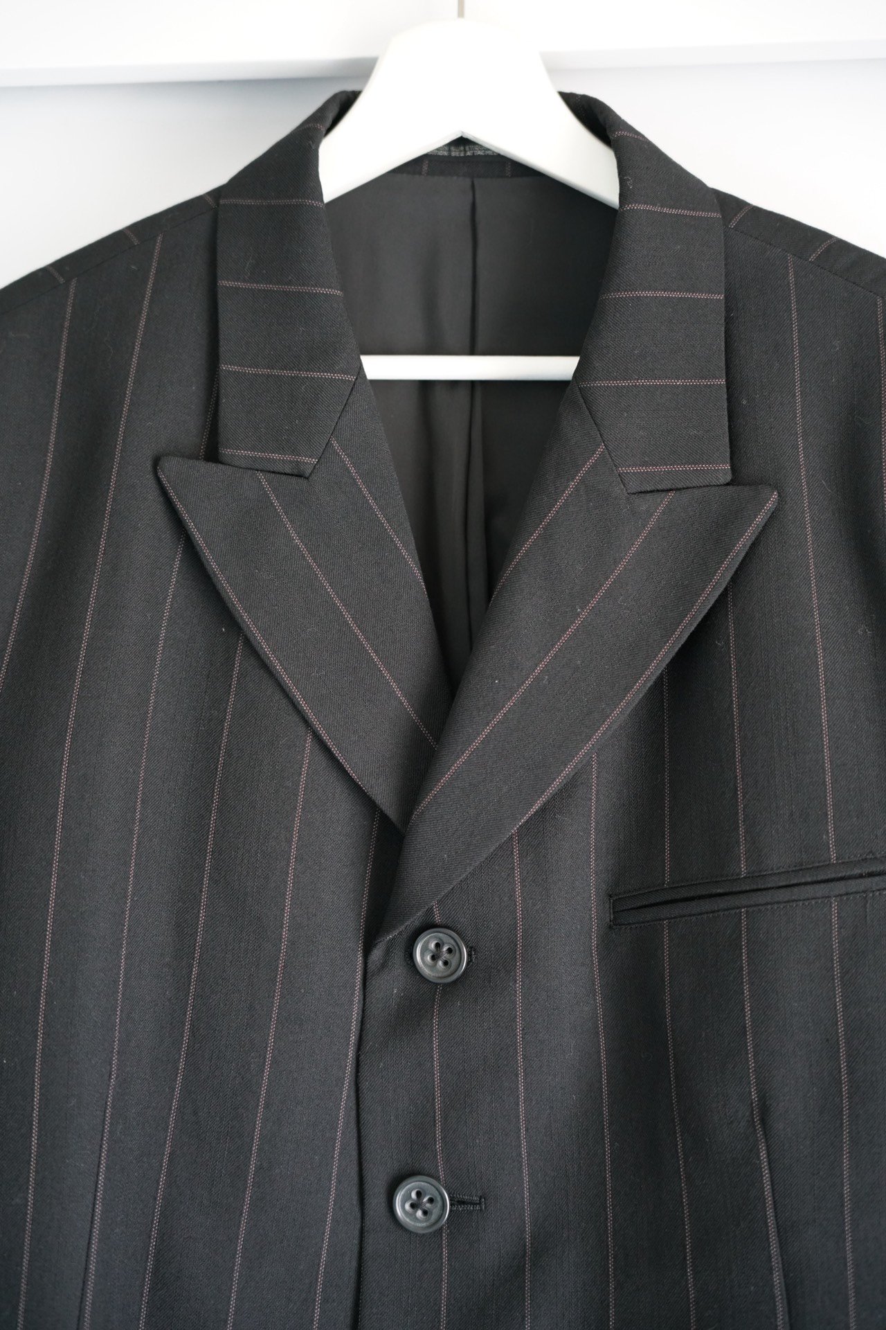 Yohji Yamamoto 03AW Stripe Coat — back