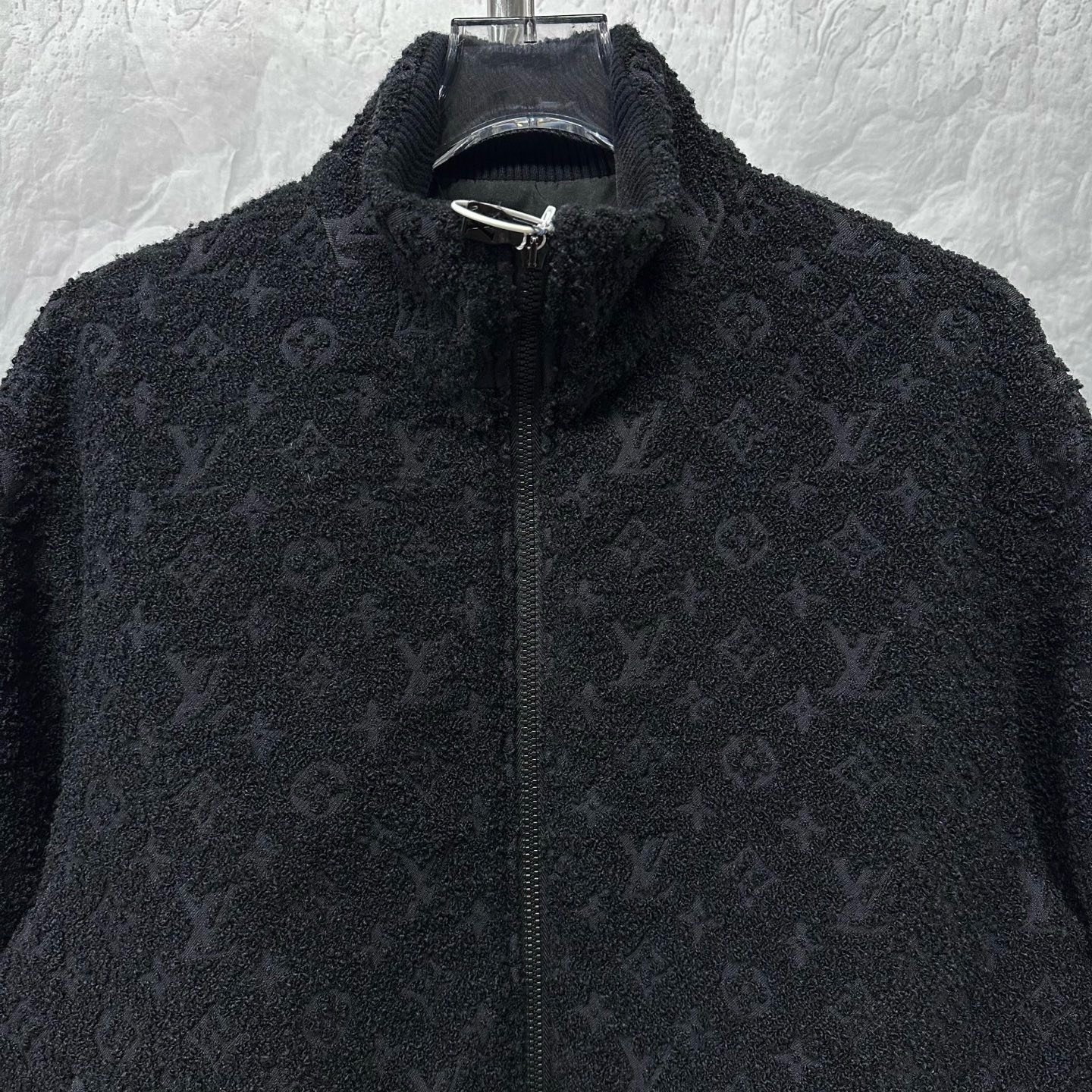 Louis Vuitton SS25 Teddy Towel Print Jacket — front