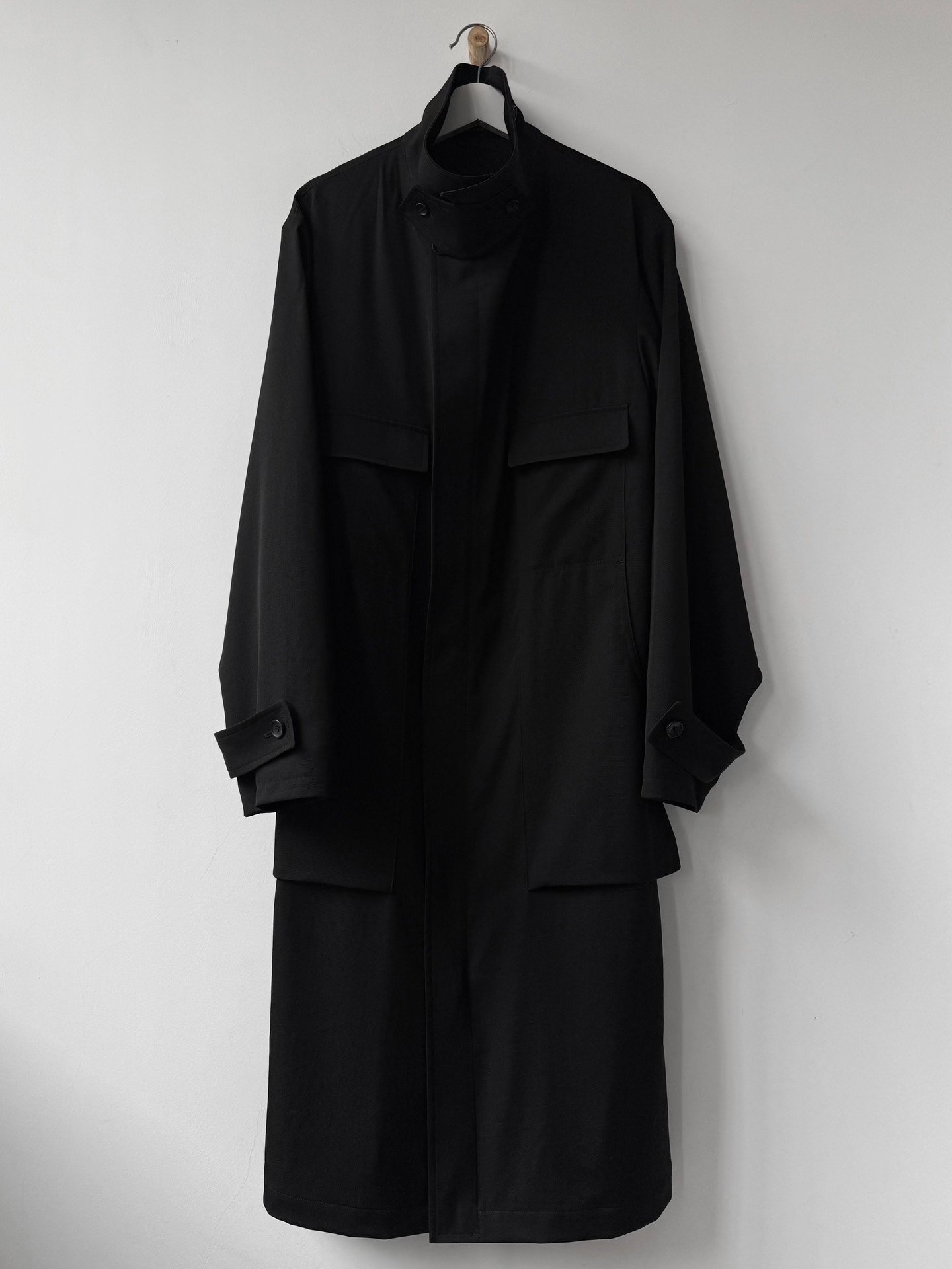 Yohji Yamamoto 22AW Hunting Coat — detail