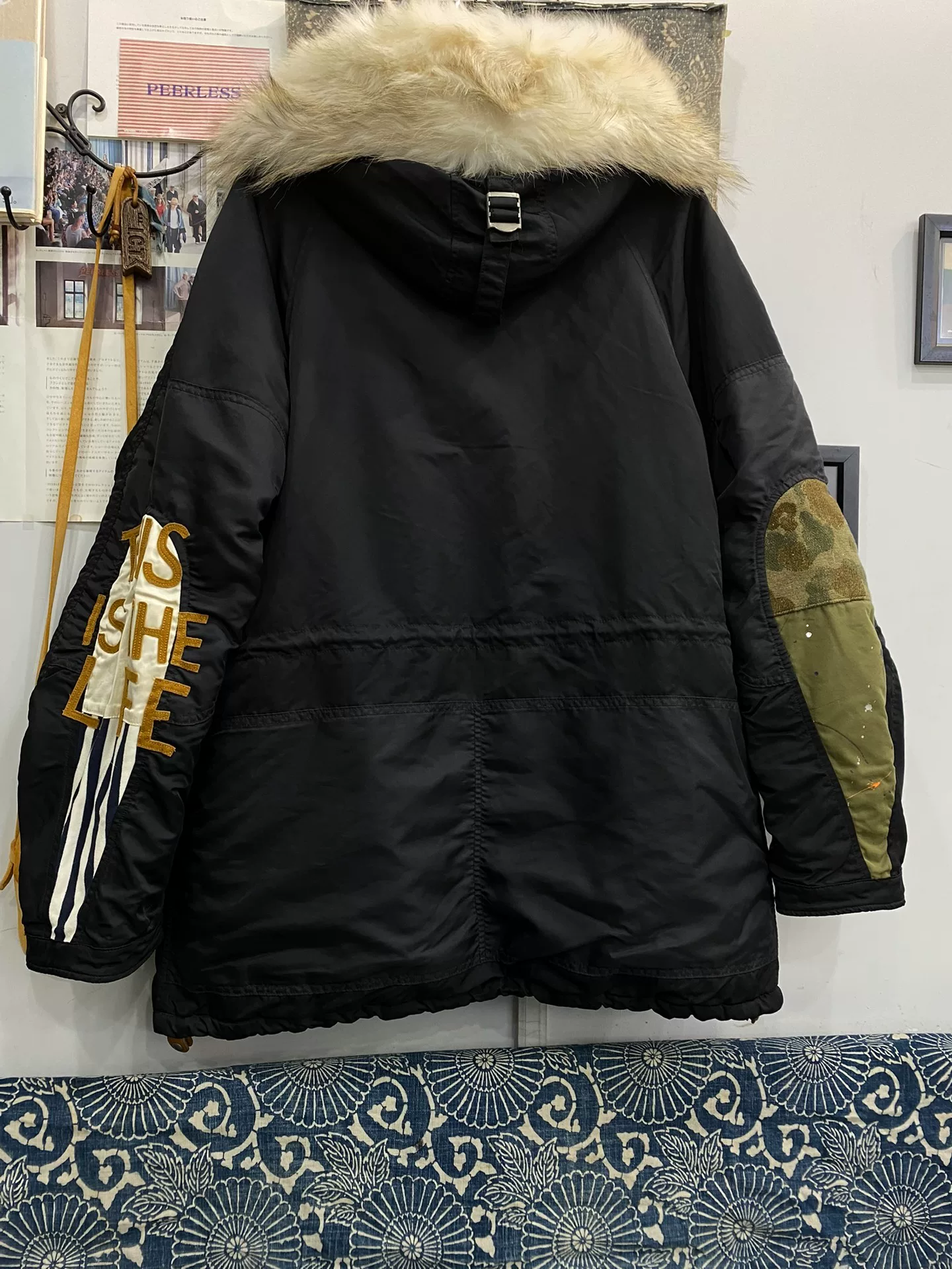 VISVIM 19AW VALDEZ N3B COAT — front