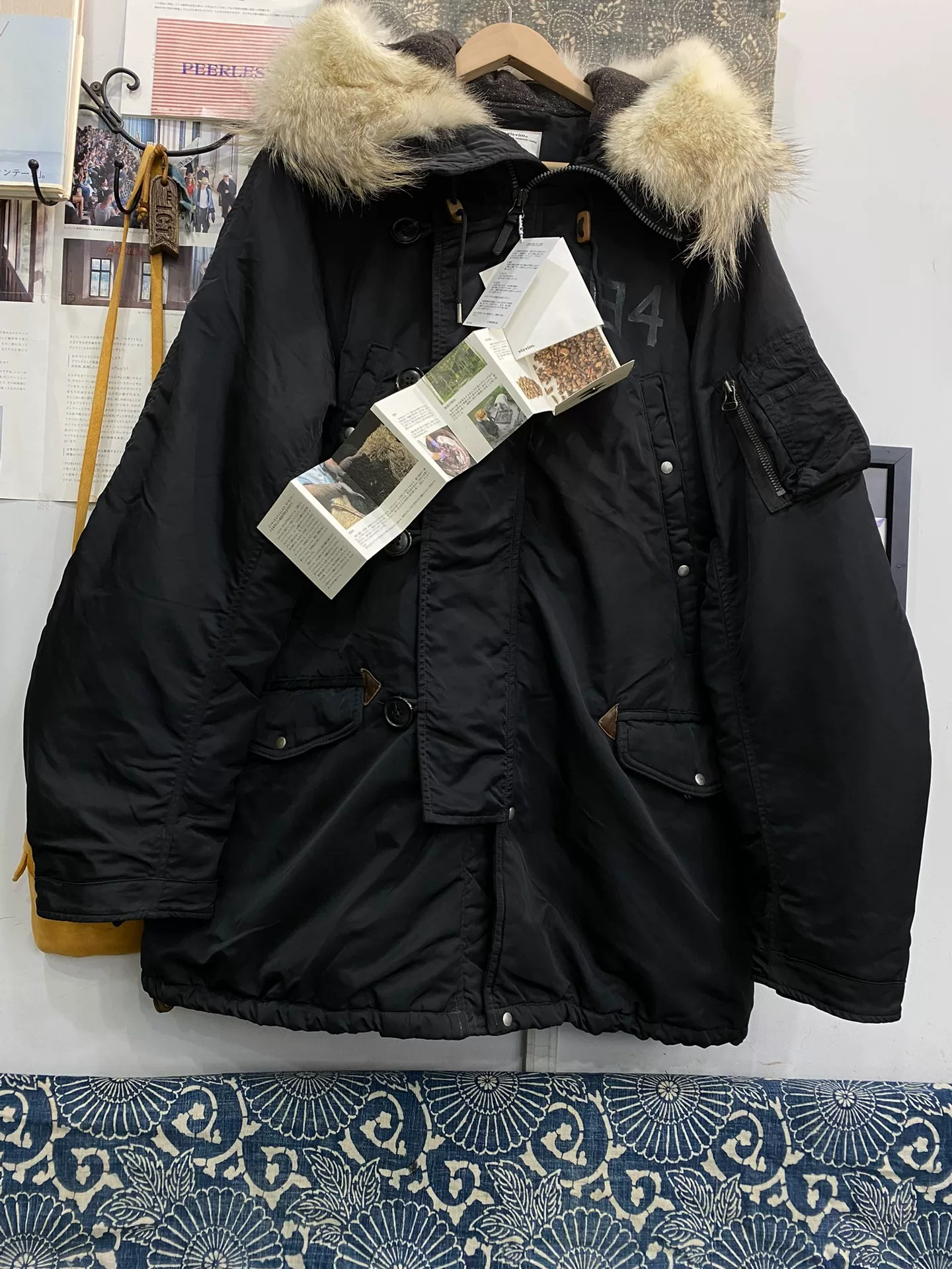 VISVIM 19AW VALDEZ N3B COAT