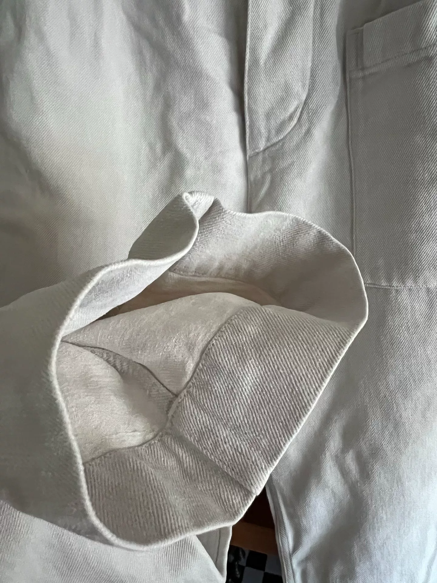 MHL Vintage Washed Cargo Pants — back