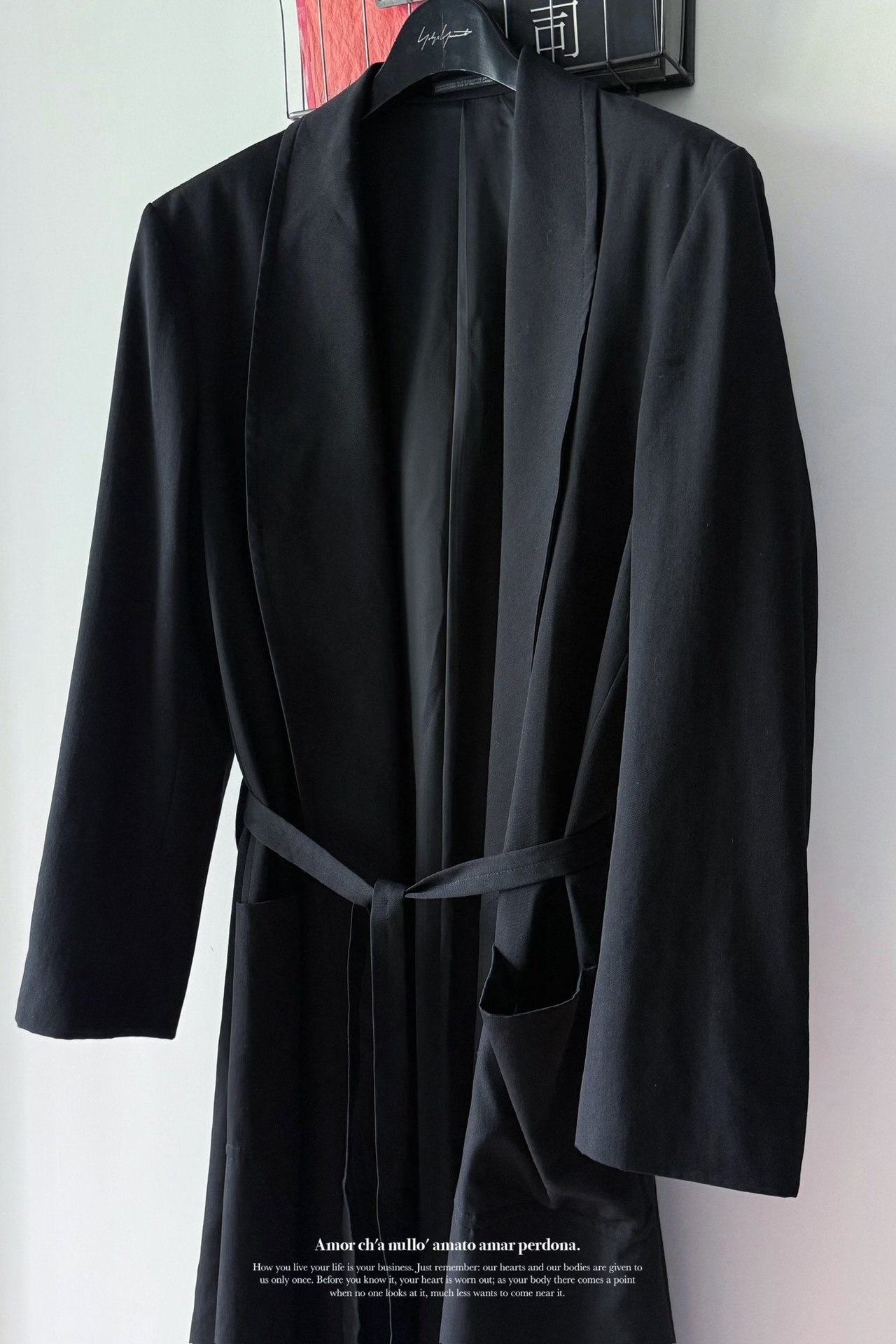 Yohji Yamamoto 10AW The Men Wool Coat — back