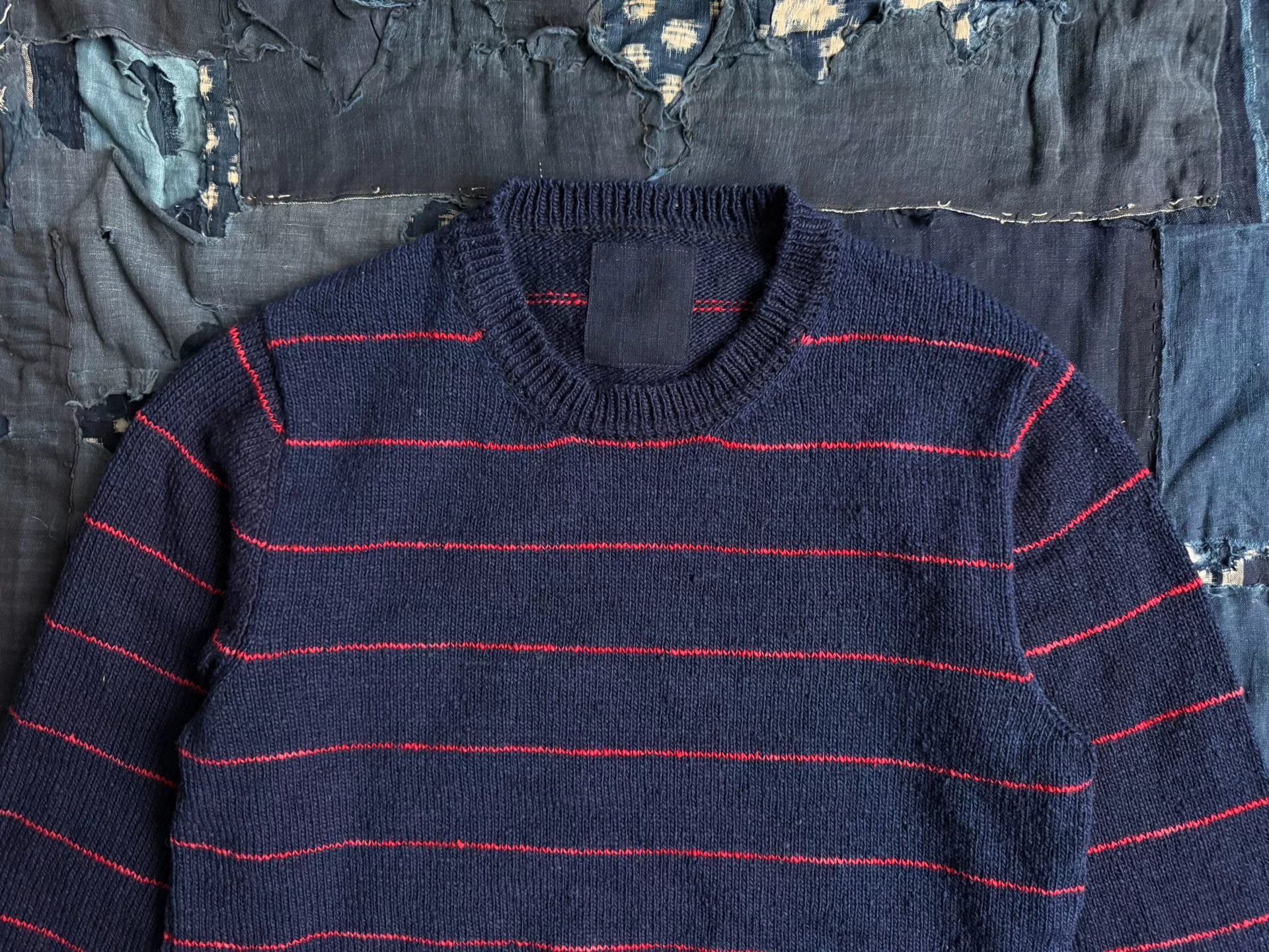 VISVIM 17AW ICT CREWNECK SWEATER — detail