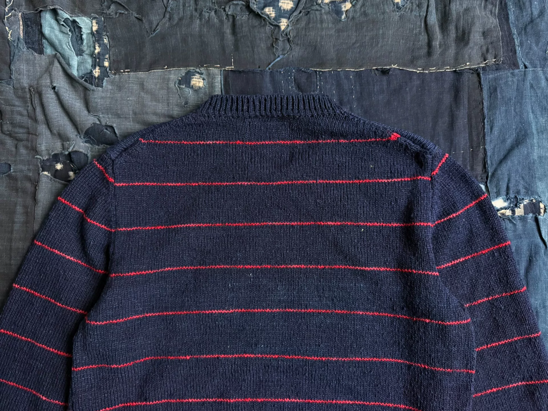 VISVIM 17AW ICT CREWNECK SWEATER — back
