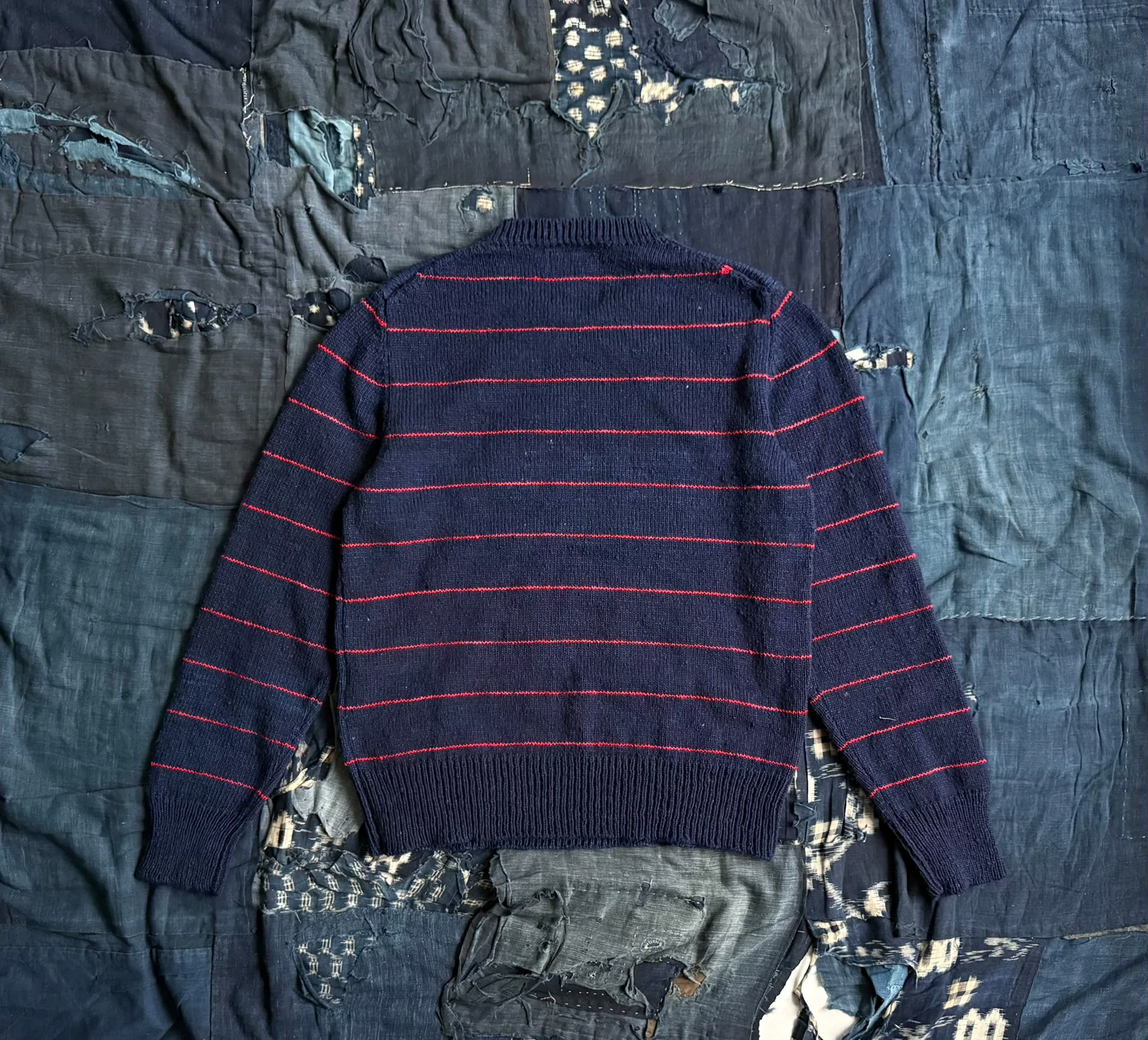 VISVIM 17AW ICT CREWNECK SWEATER — front