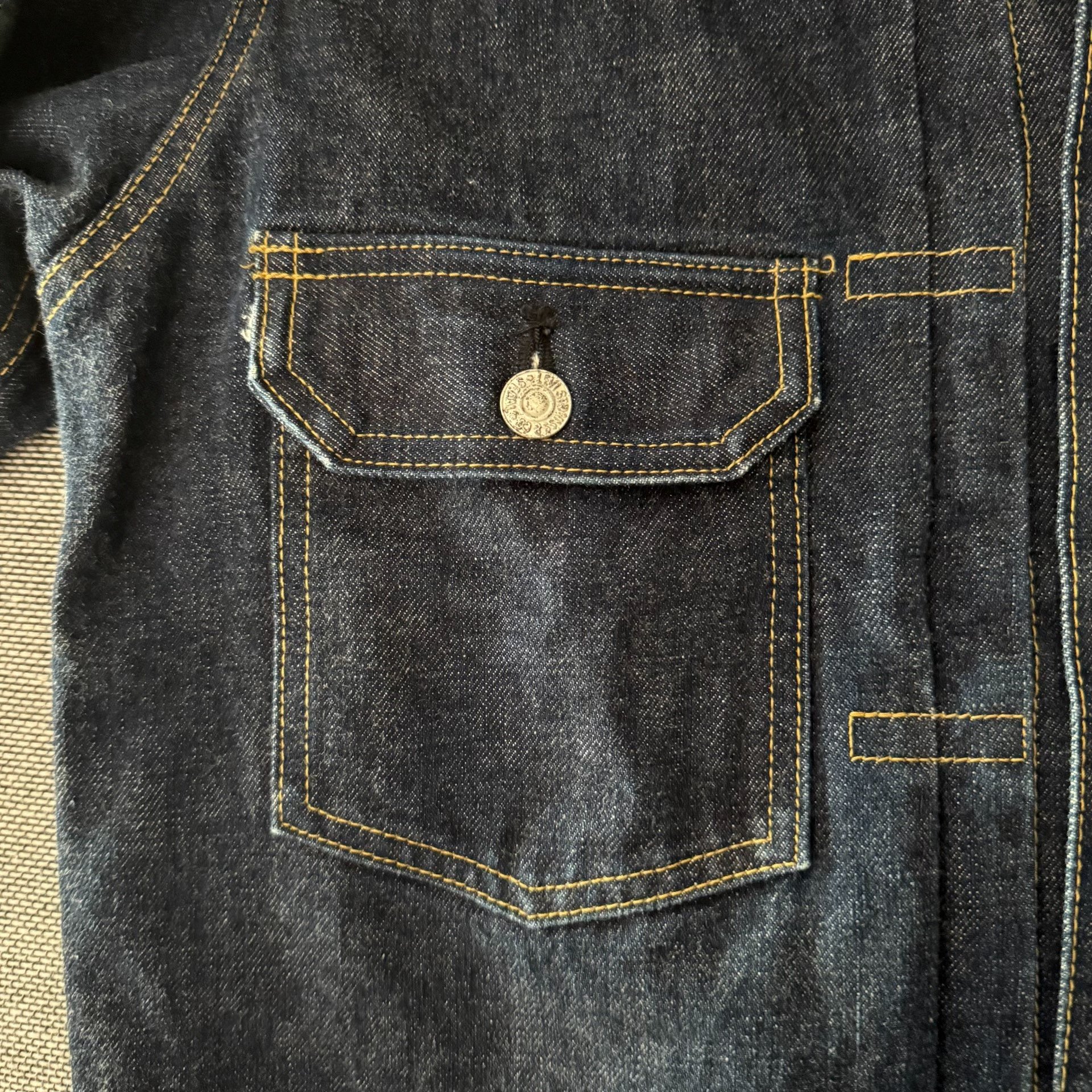 Levi's LVC507 J02 Denim Jacket — label