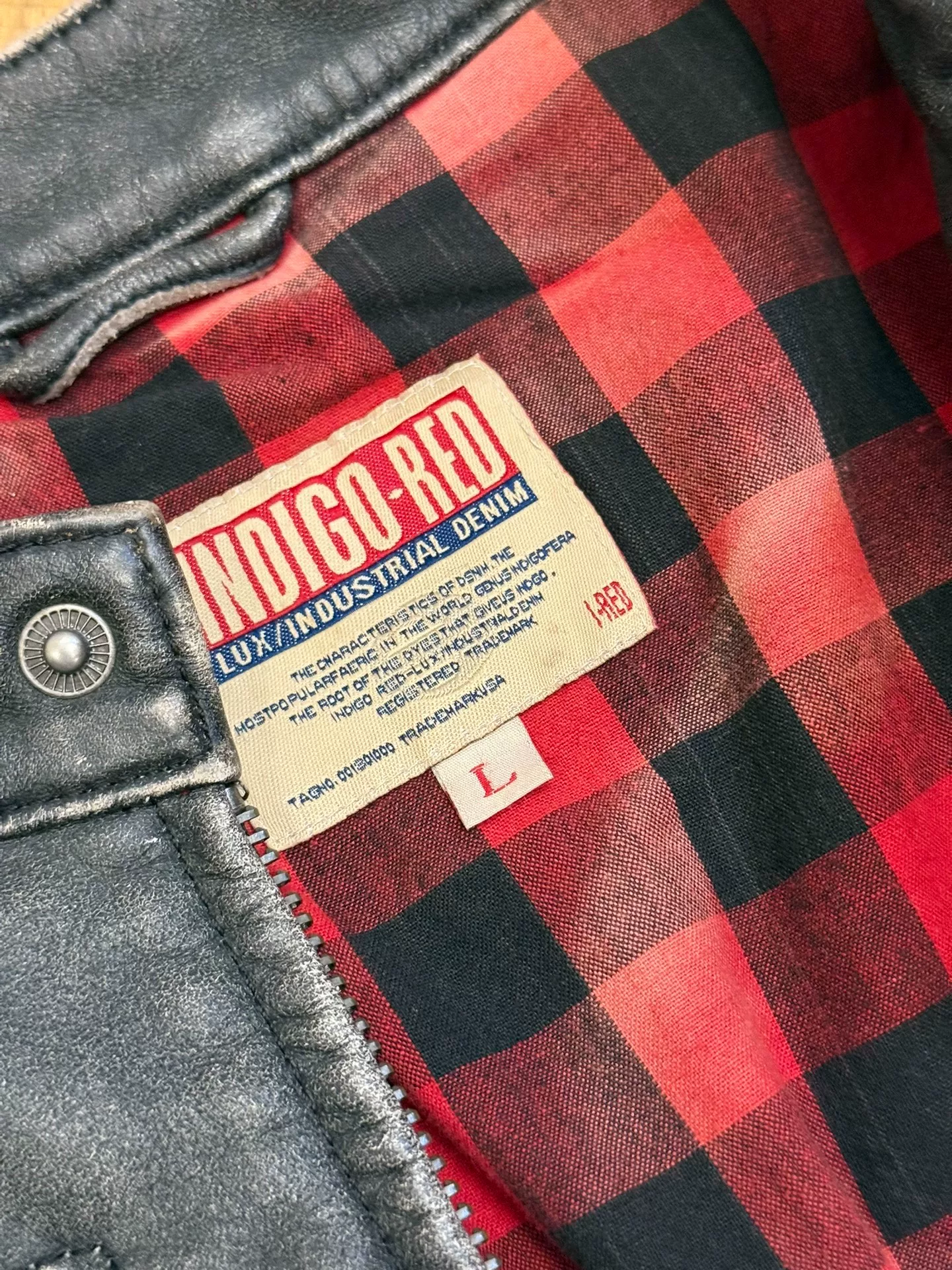 Vintage Harley Davidson Distressed Leather Jacket — back