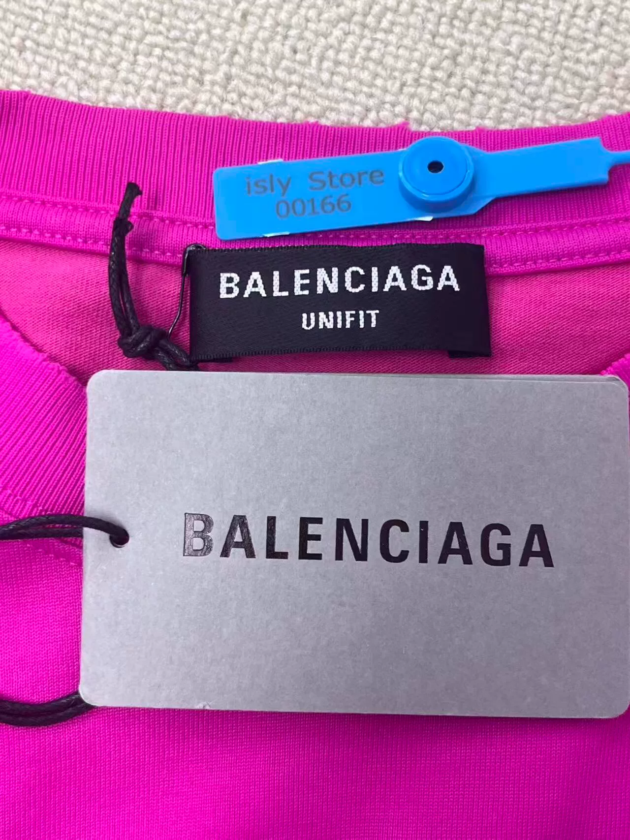 BALENCIAGA 'THIS IS NOT NEW' Hole T-Shirt — back