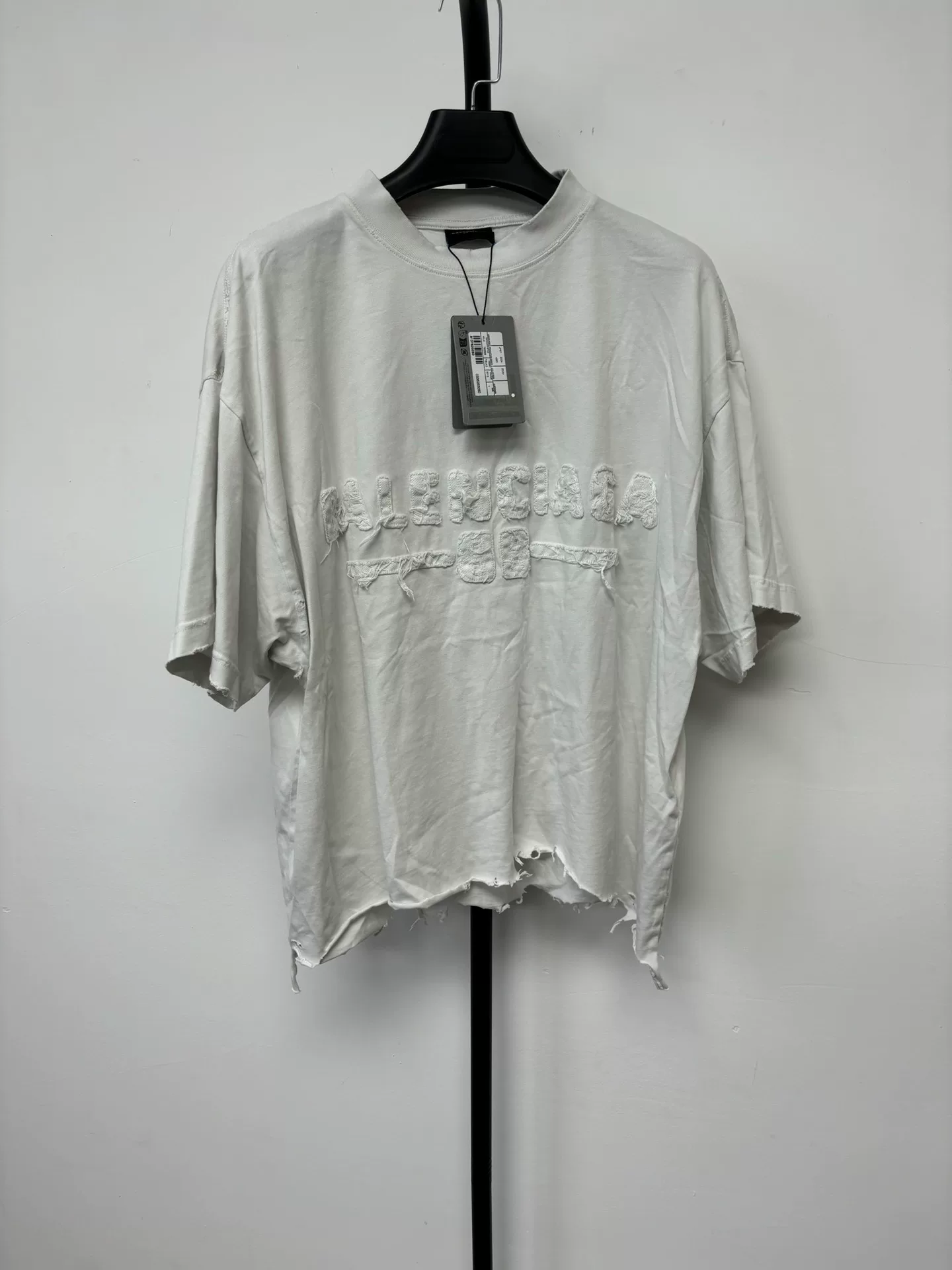Balenciaga Patch Logo Short-Sleeve Tee