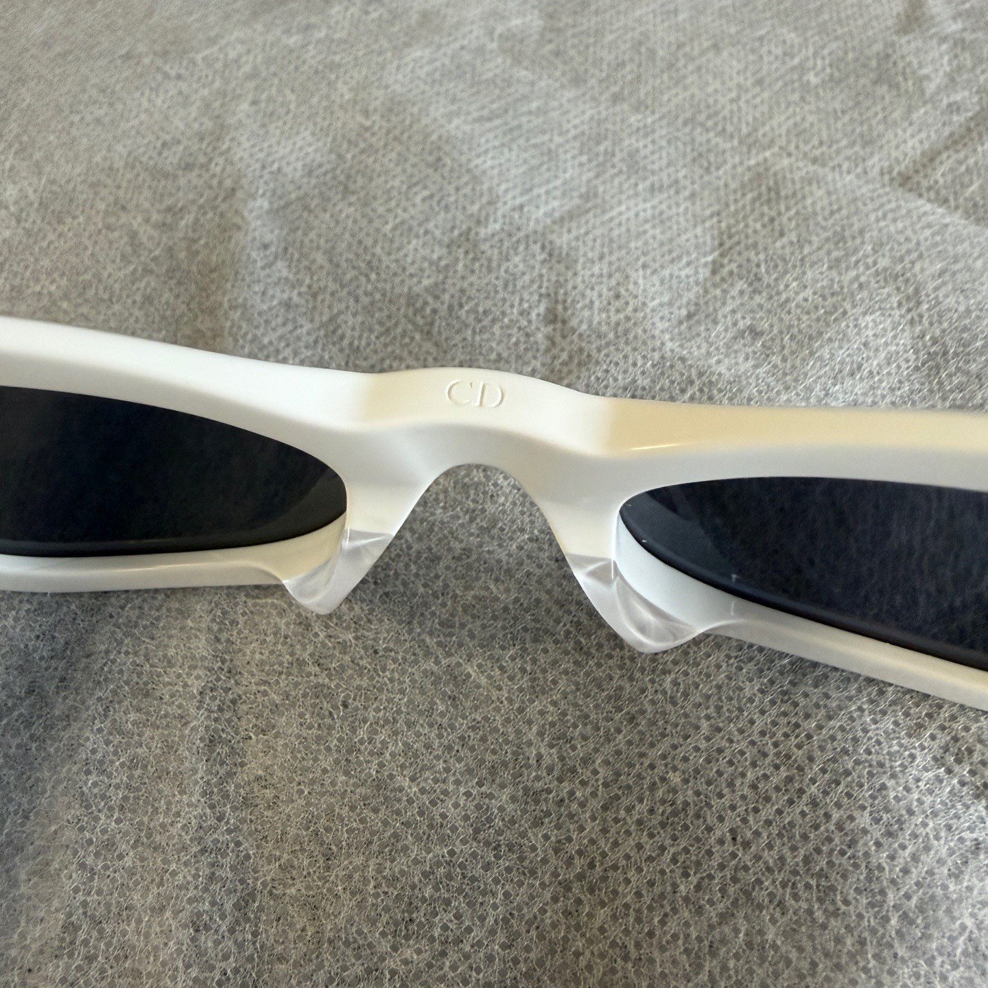 Dior CD Logo Irregular Sunglasses — detail