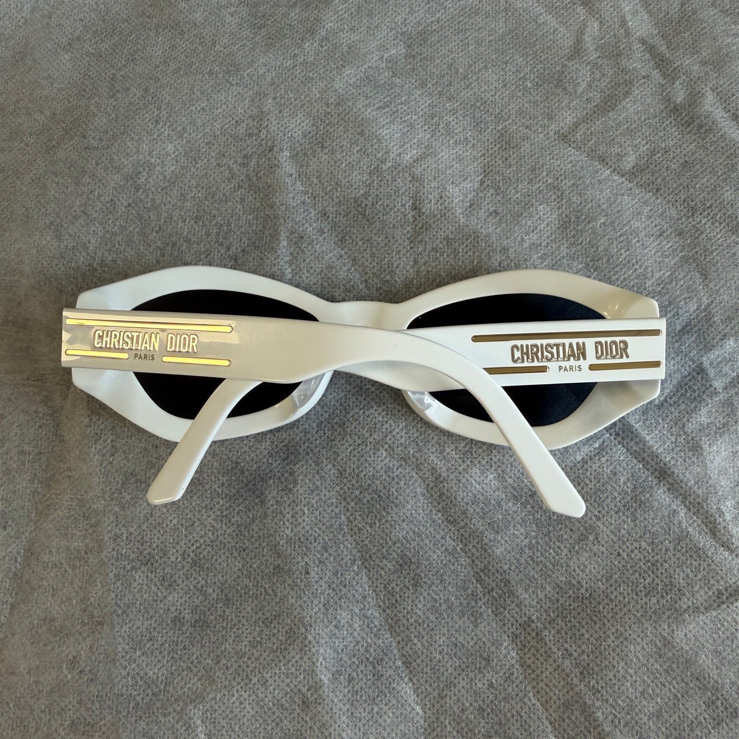 Dior CD Logo Irregular Sunglasses — front