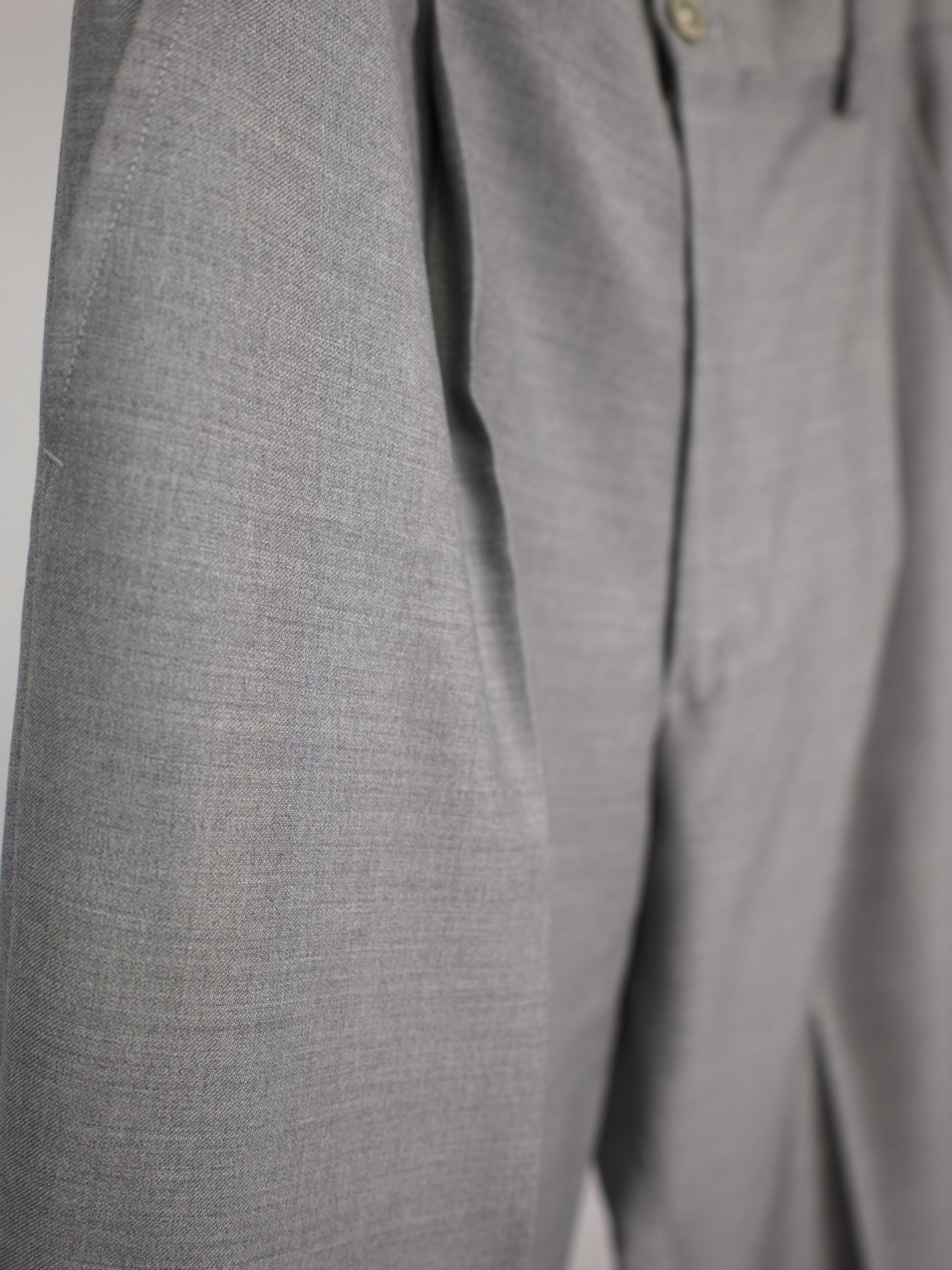 Yohji Yamamoto 01SS Blend Tapered Pants — detail