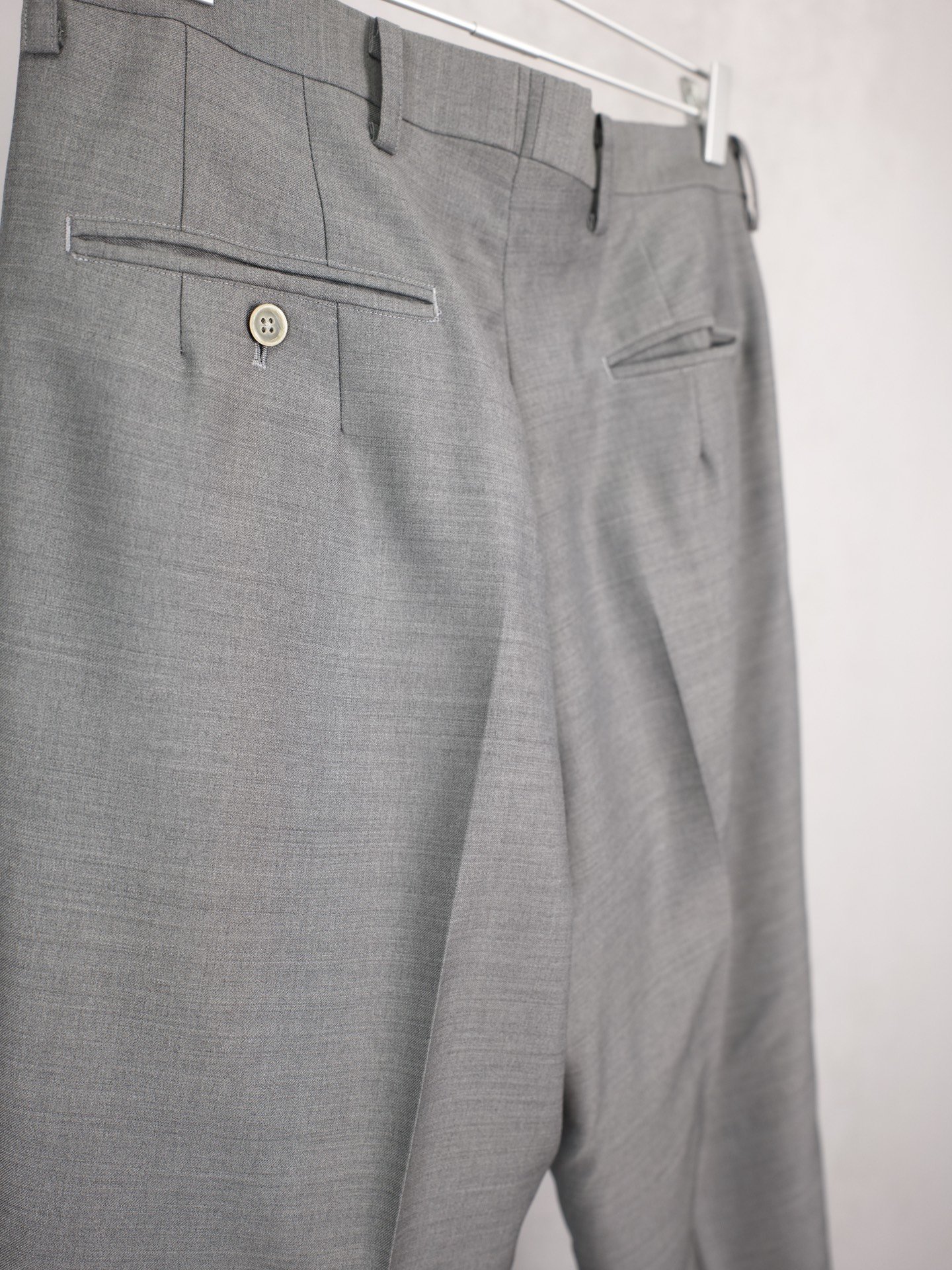 Yohji Yamamoto 01SS Blend Tapered Pants — label