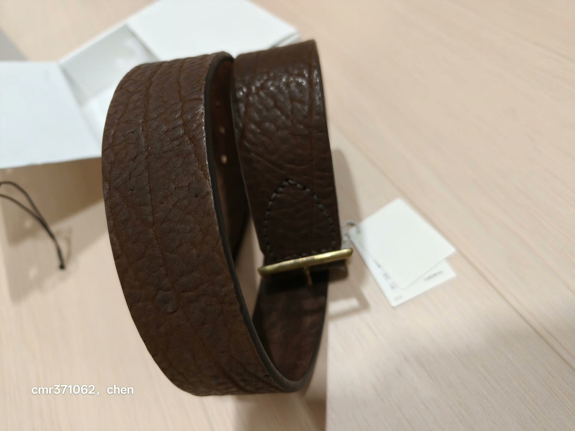 visvim 13AW Yogi Belt 50mm — back