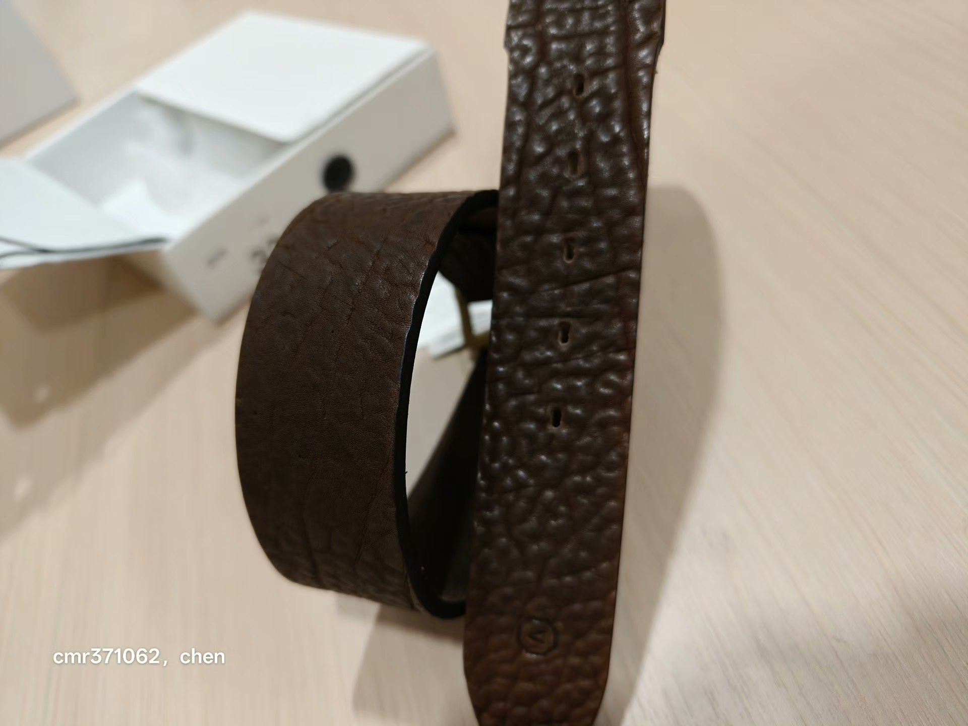 visvim 13AW Yogi Belt 50mm — front