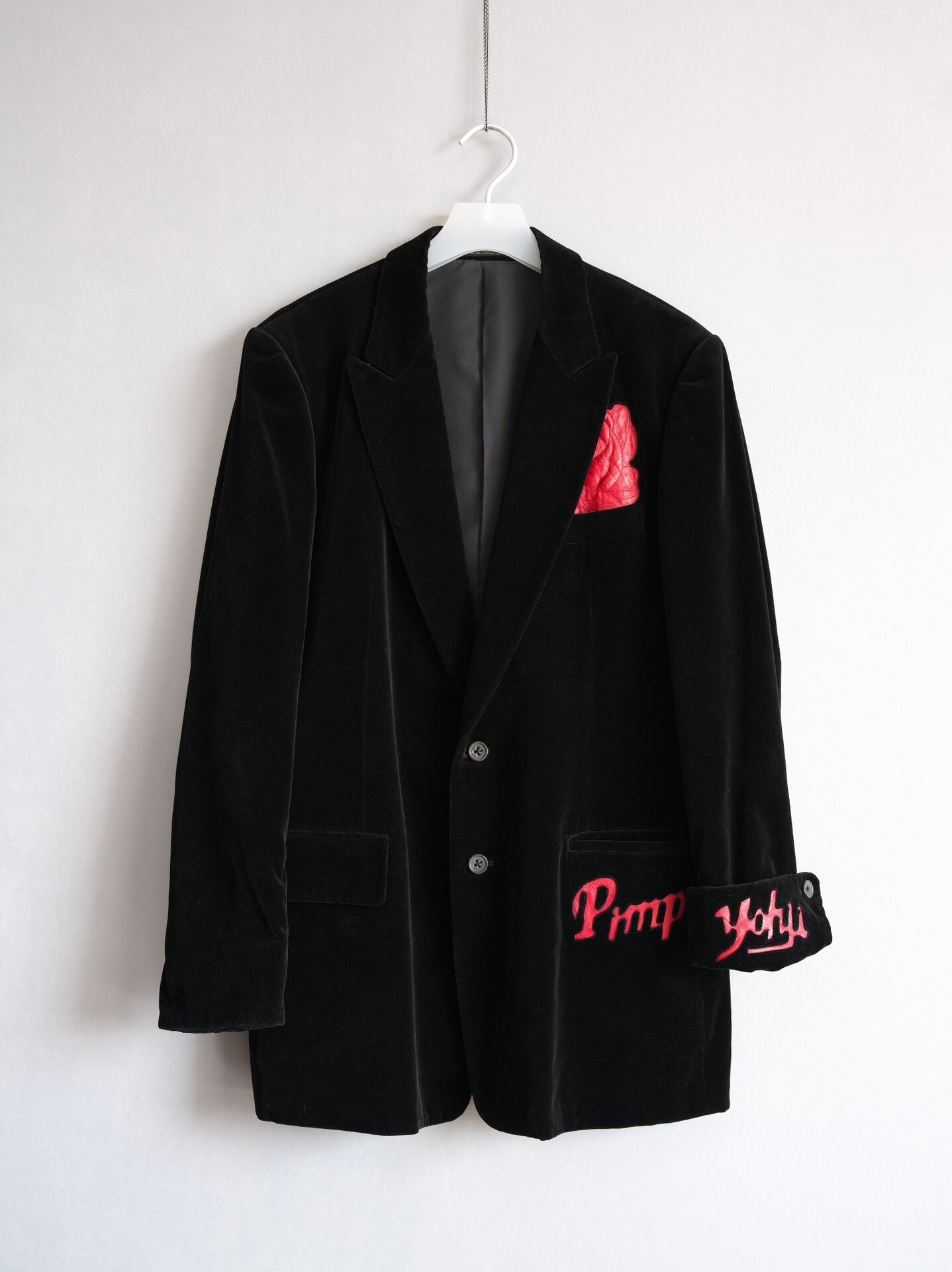 Yohji Yamamoto 03AW Rose Velvet Coat