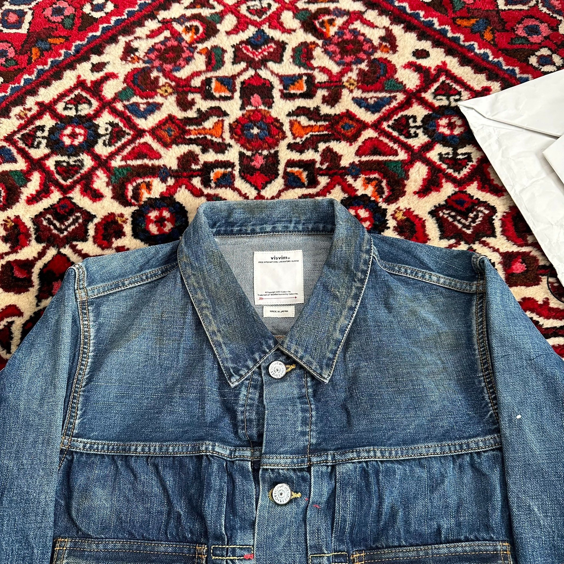 visvim 20SS 101 Dry999 Denim Jacket — back