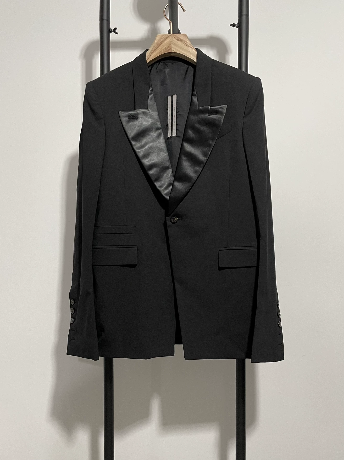 Rick Owens Black Suit Jacket