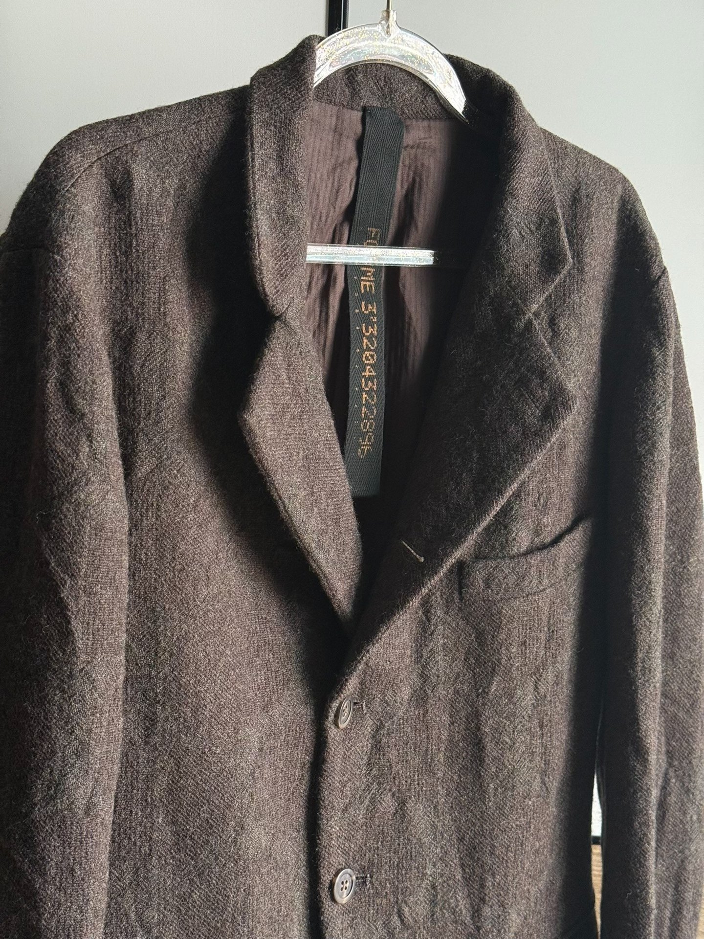 Forme D'expression Wool Suit Jacket — back