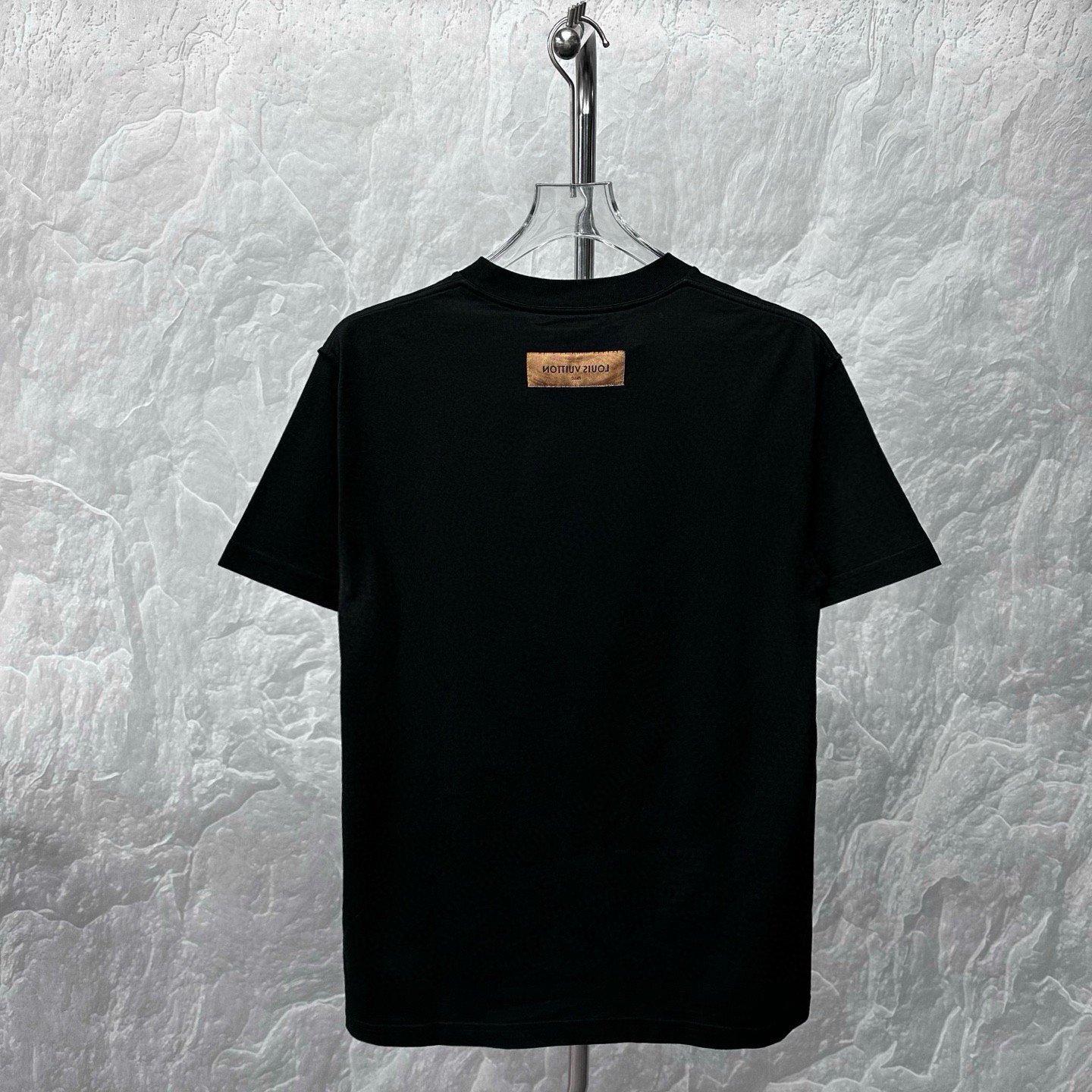 Louis Vuitton Black Letter Emboss Short-Sleeve — back