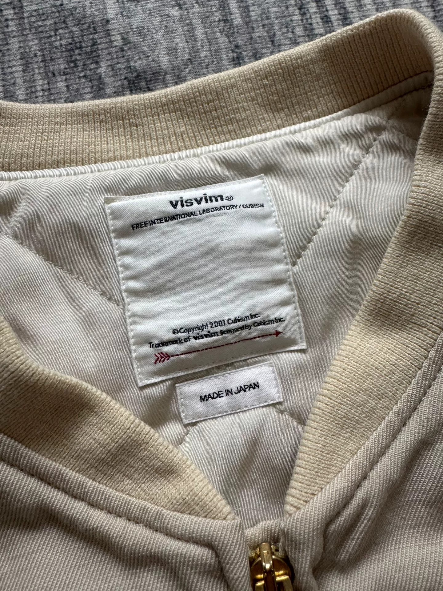 VISVIM 22SS HARTMAN II BOMBER — detail
