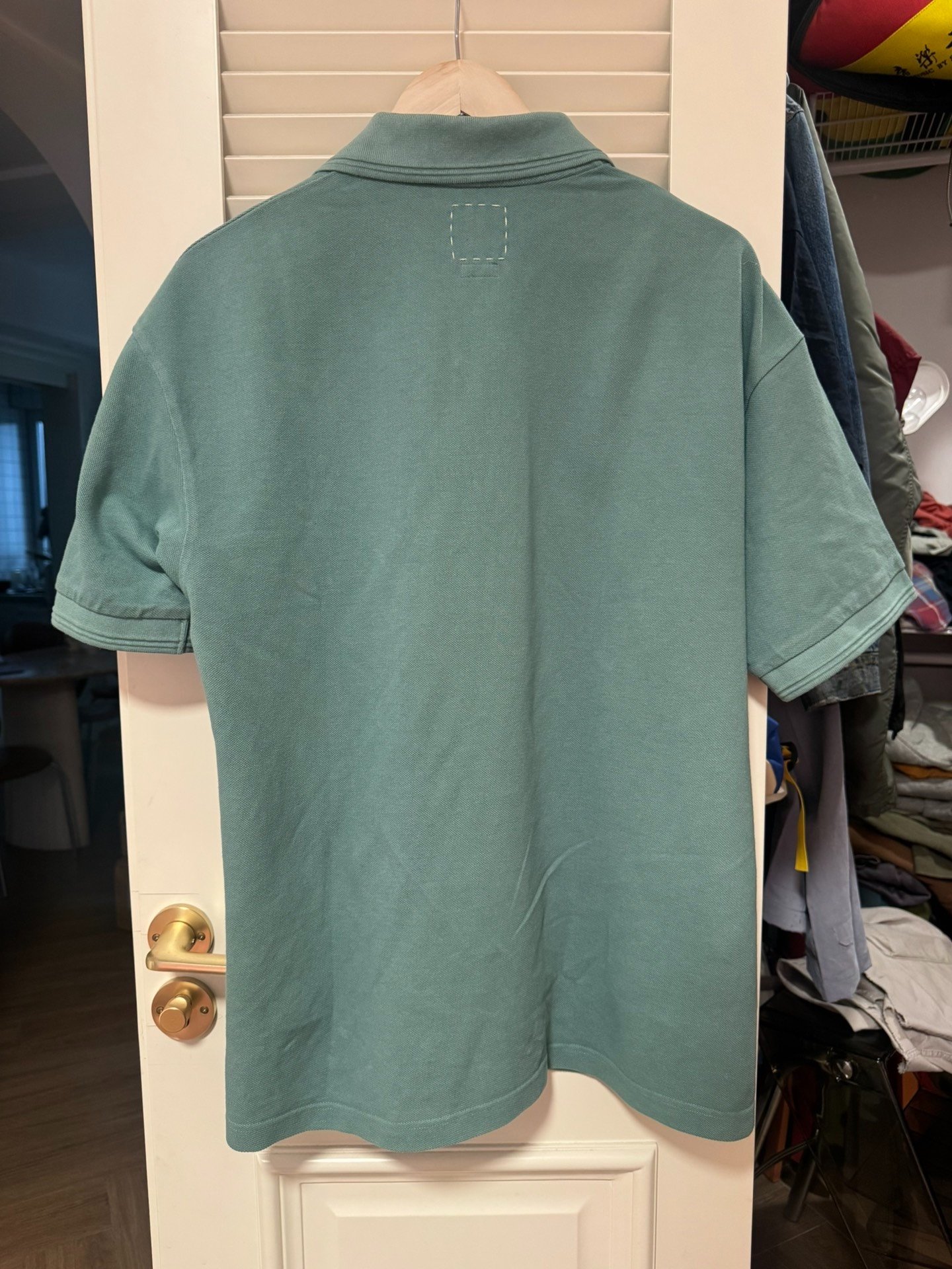 VISVIM JUMBO WELLER S/S DMGD FIL Polo — front