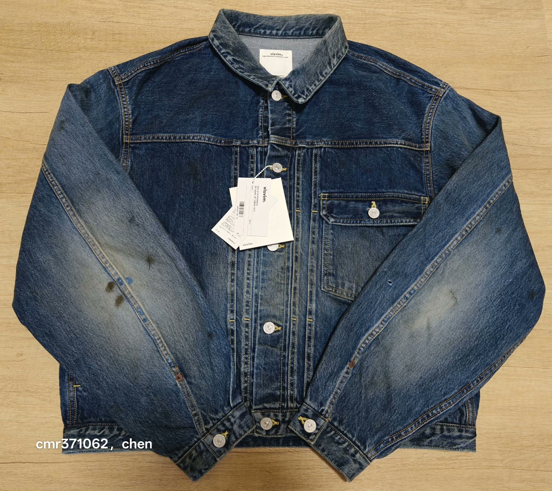 VISVIM 26SS Distressed Denim Jacket