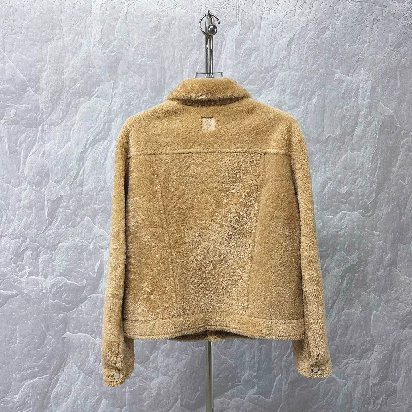 Louis Vuitton SS25 Shearling Collar Jacket — back