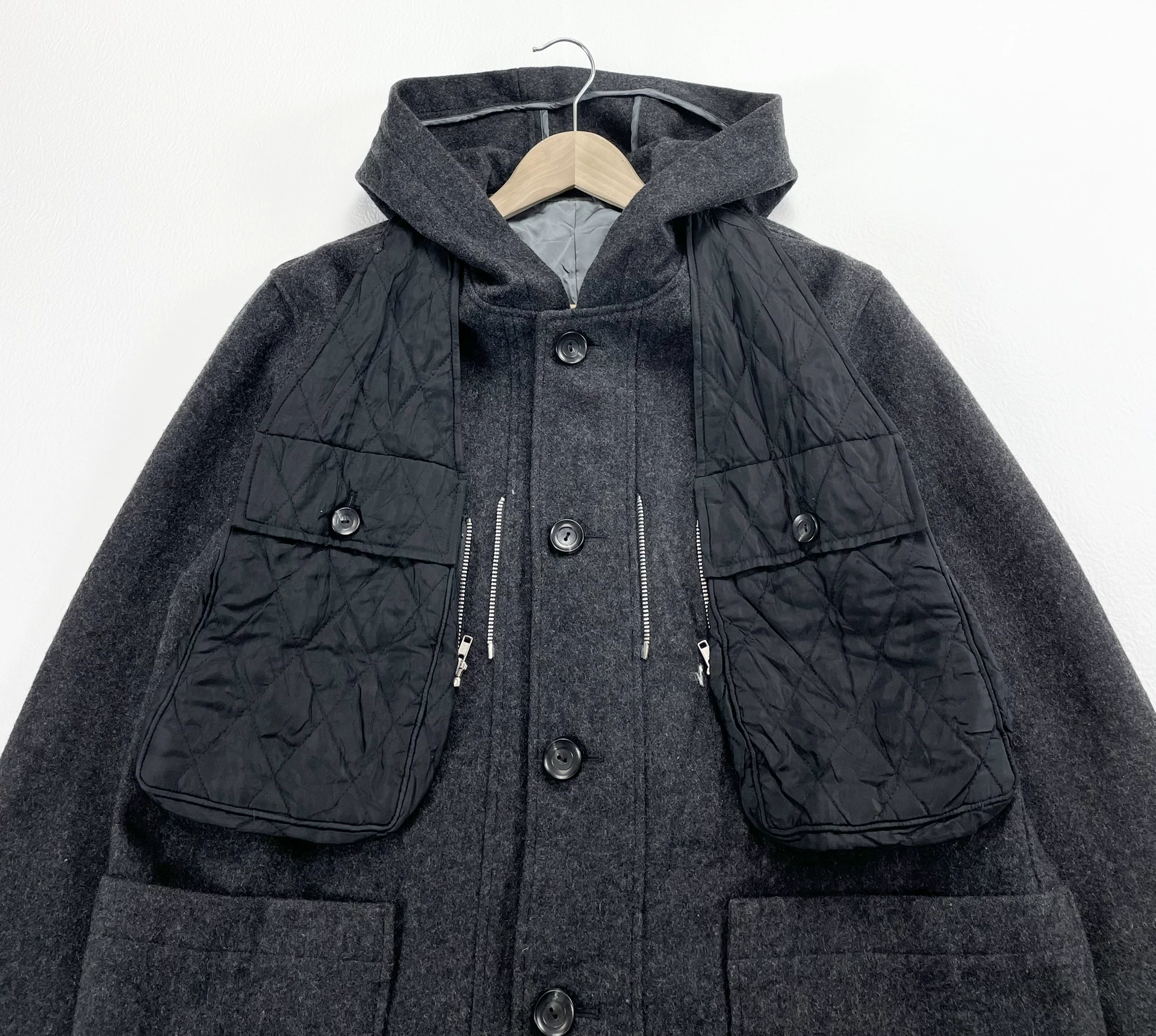 Issey Sport 90S Tactical Wool Jacket — detail