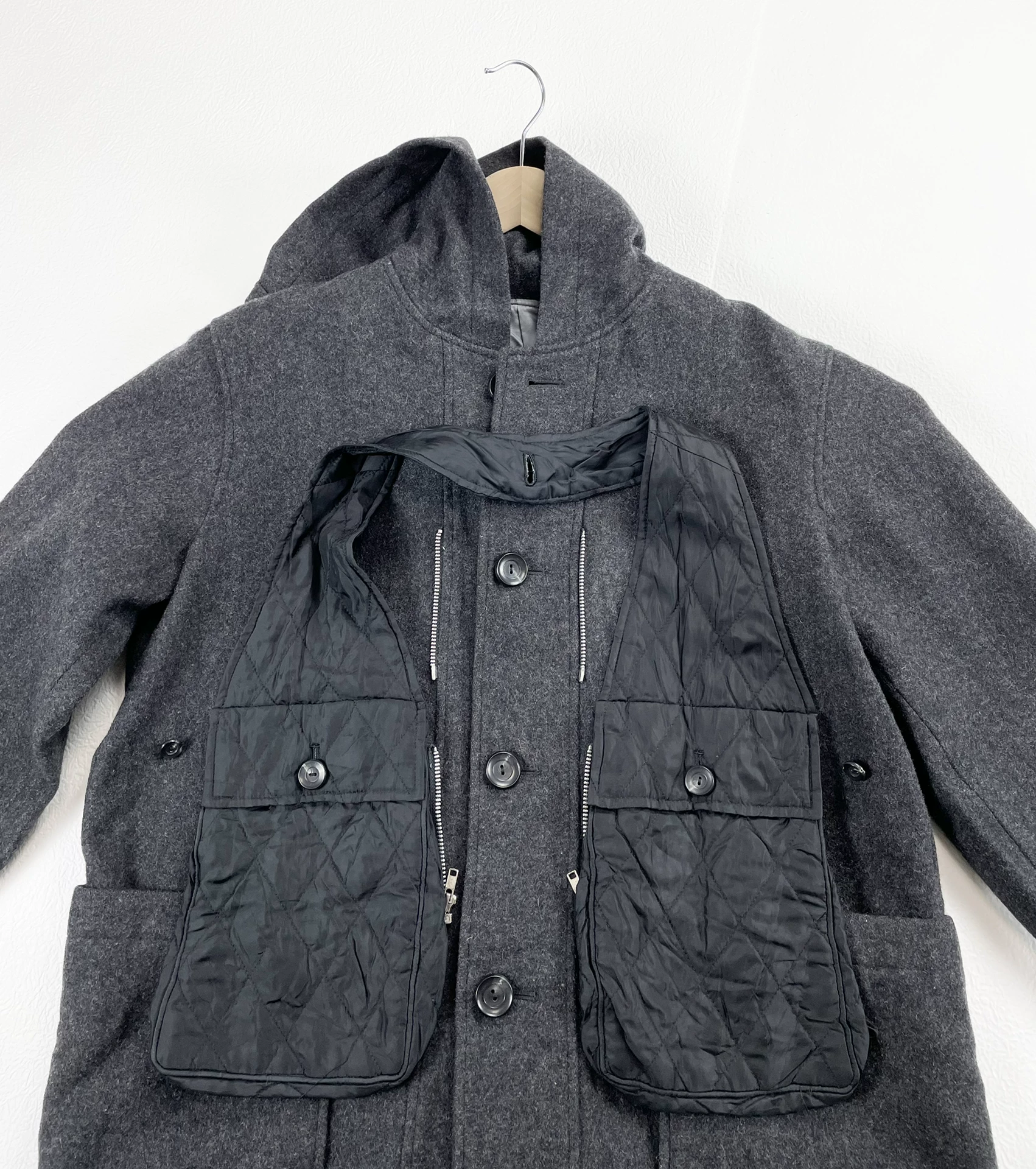 Issey Sport 90S Tactical Wool Jacket — label