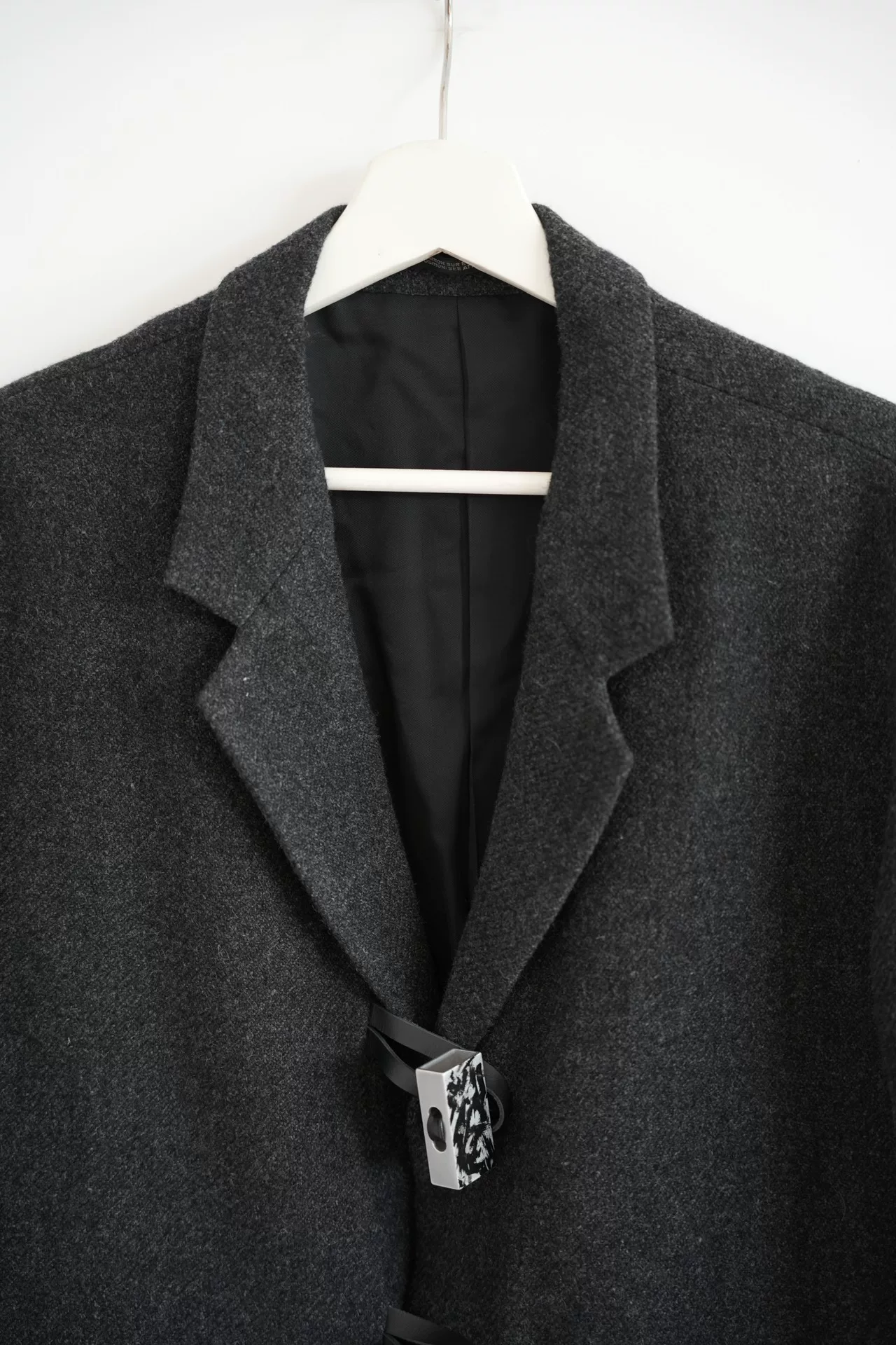 Yohji Yamamoto 20AW Gray Blazer — back