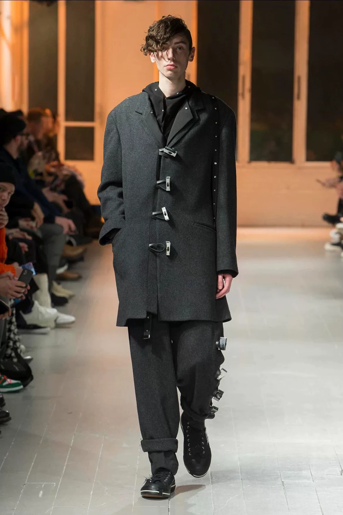 Yohji Yamamoto 20AW Gray Blazer — detail