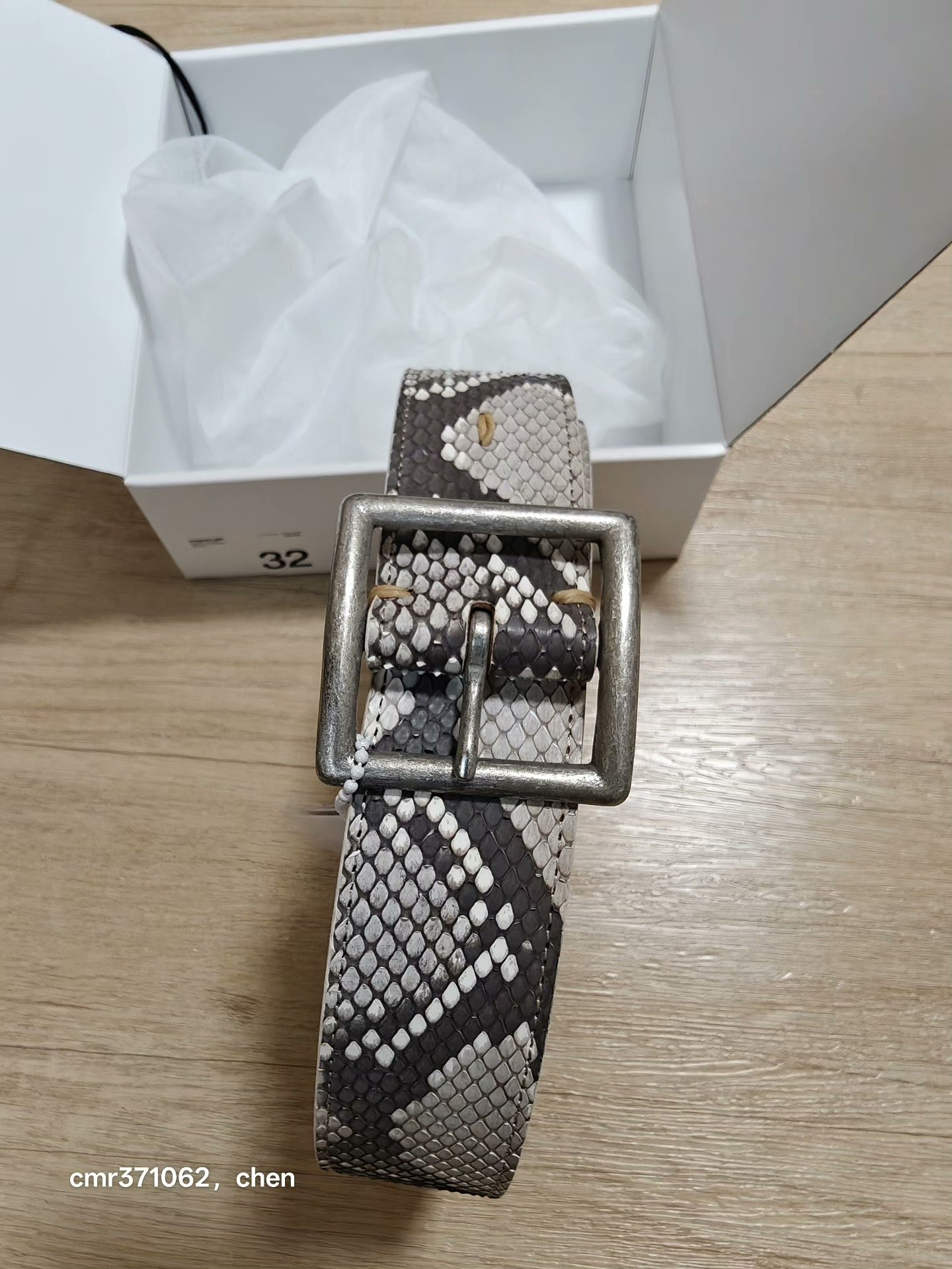 visvim 20ss Python Belt 40mm