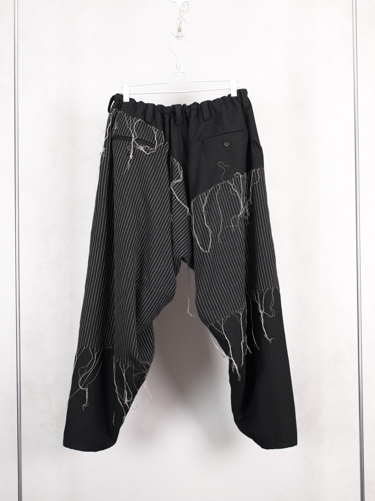 Yohji Yamamoto 23AW Embroidered Tapered Pants — front