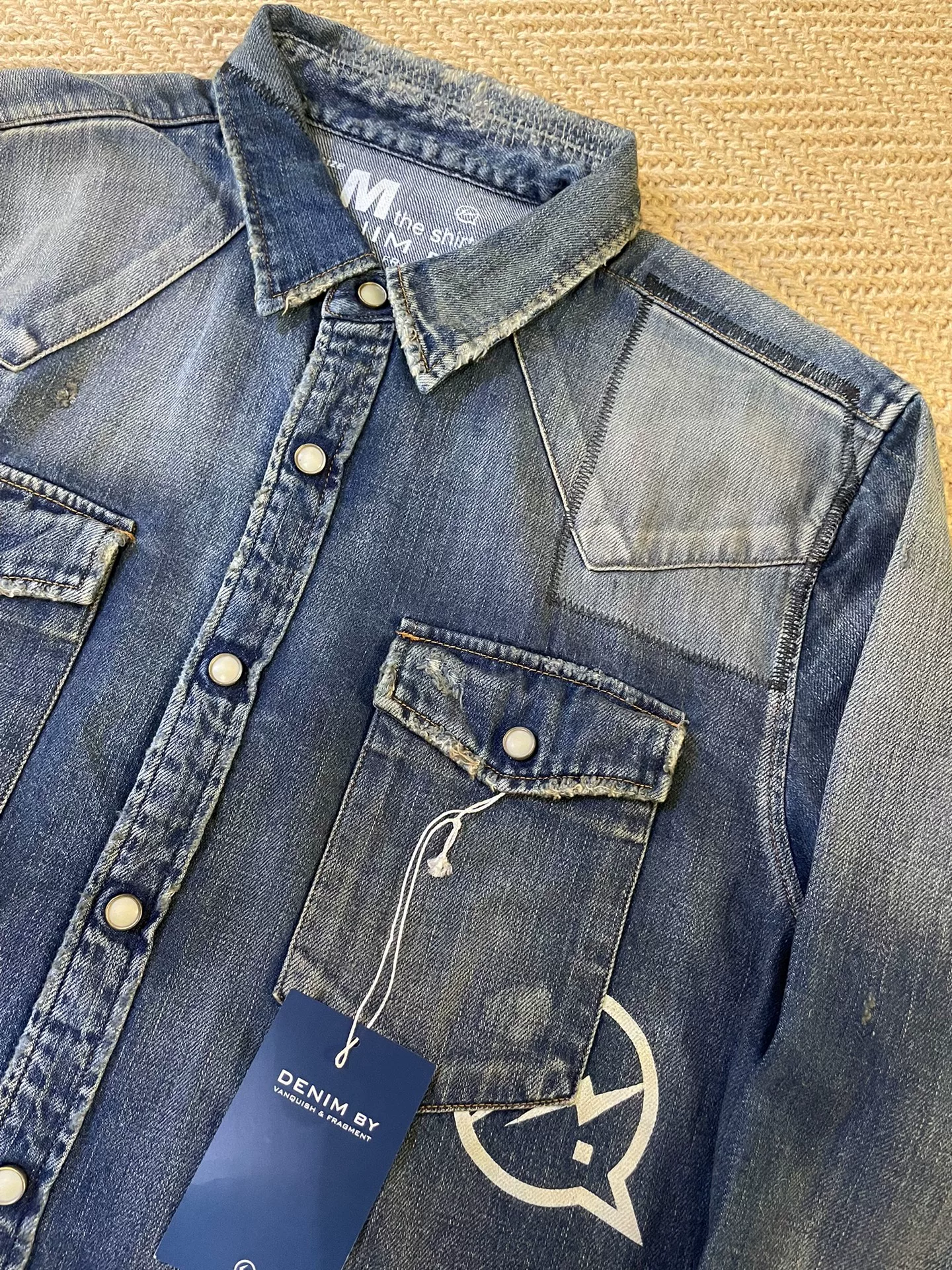 Vanquish Fragment Denim Shirt Jacket — detail