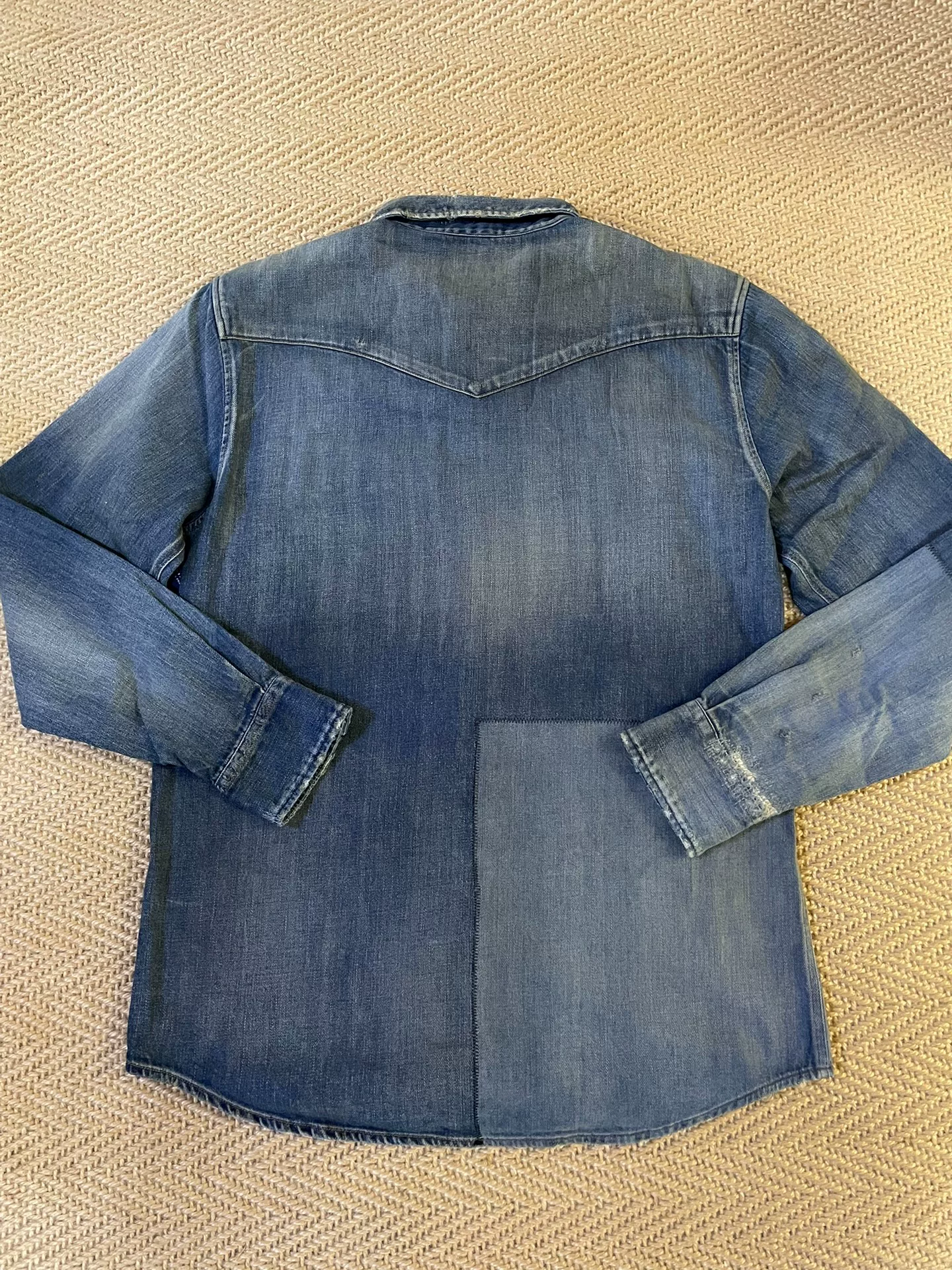 Vanquish Fragment Denim Shirt Jacket — front
