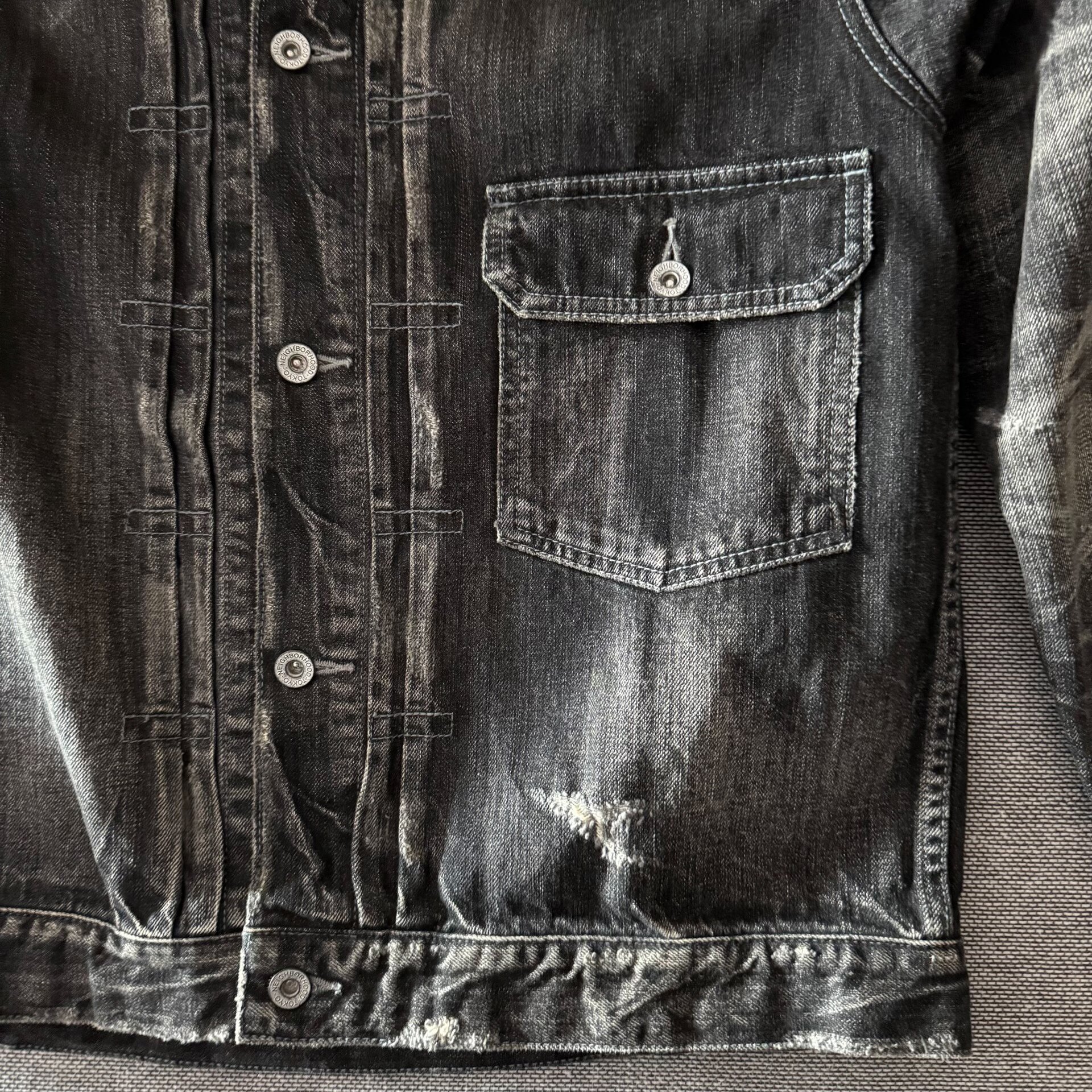 Neighborhood 21ss Stockman Denim Jacket — back