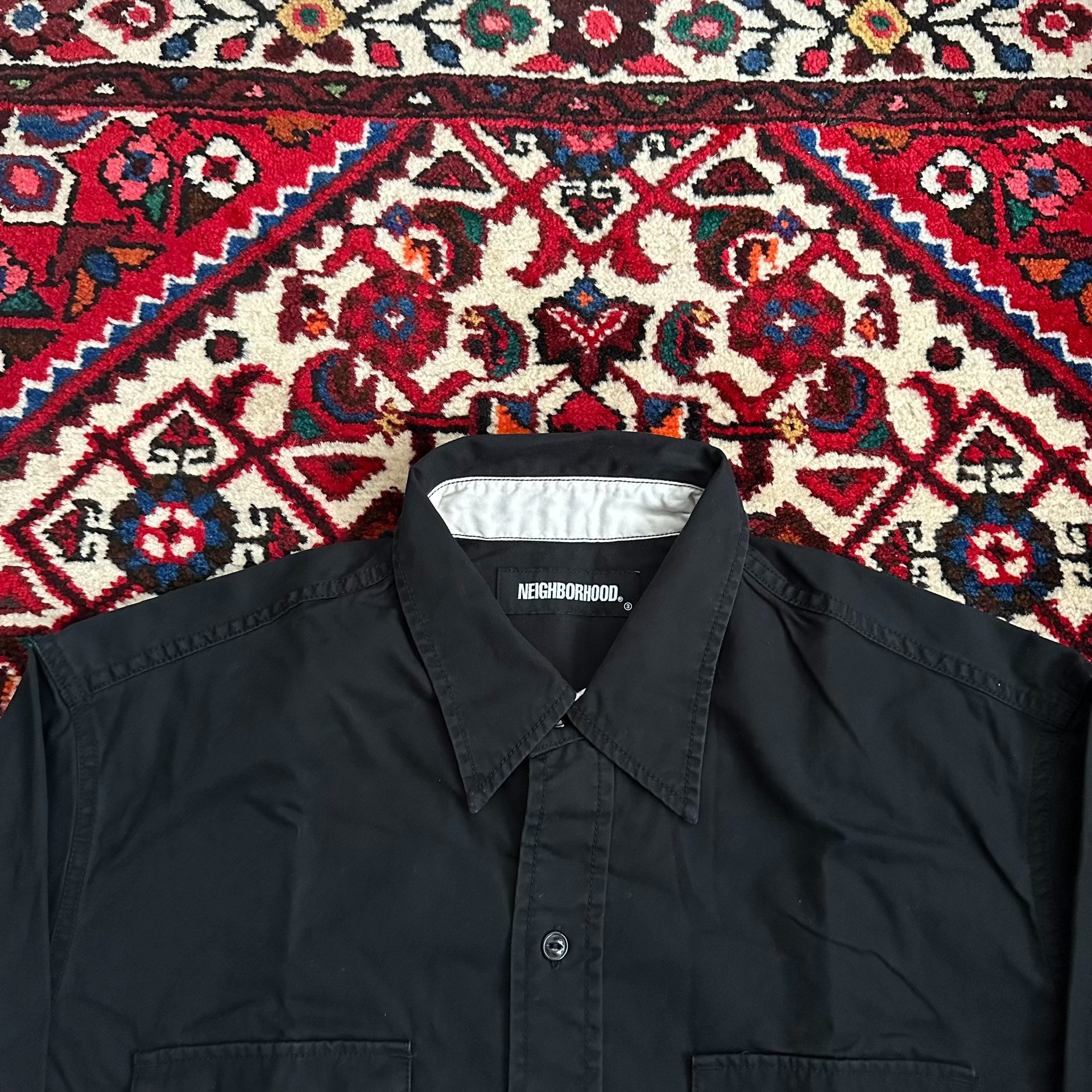 Neighborhood 20AW Black Shirt — front