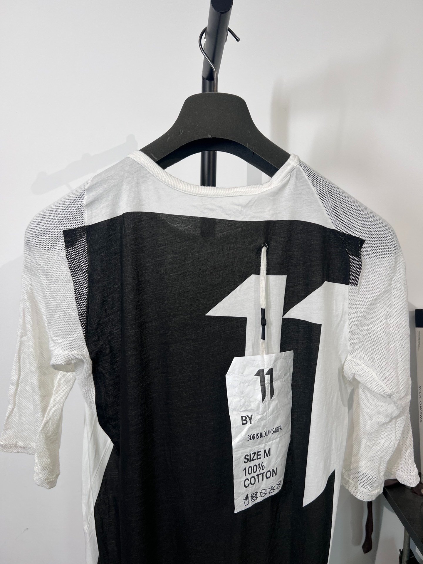 Boris Bidjan Saberi 11by bbs TS2F Mesh T-shirt — back