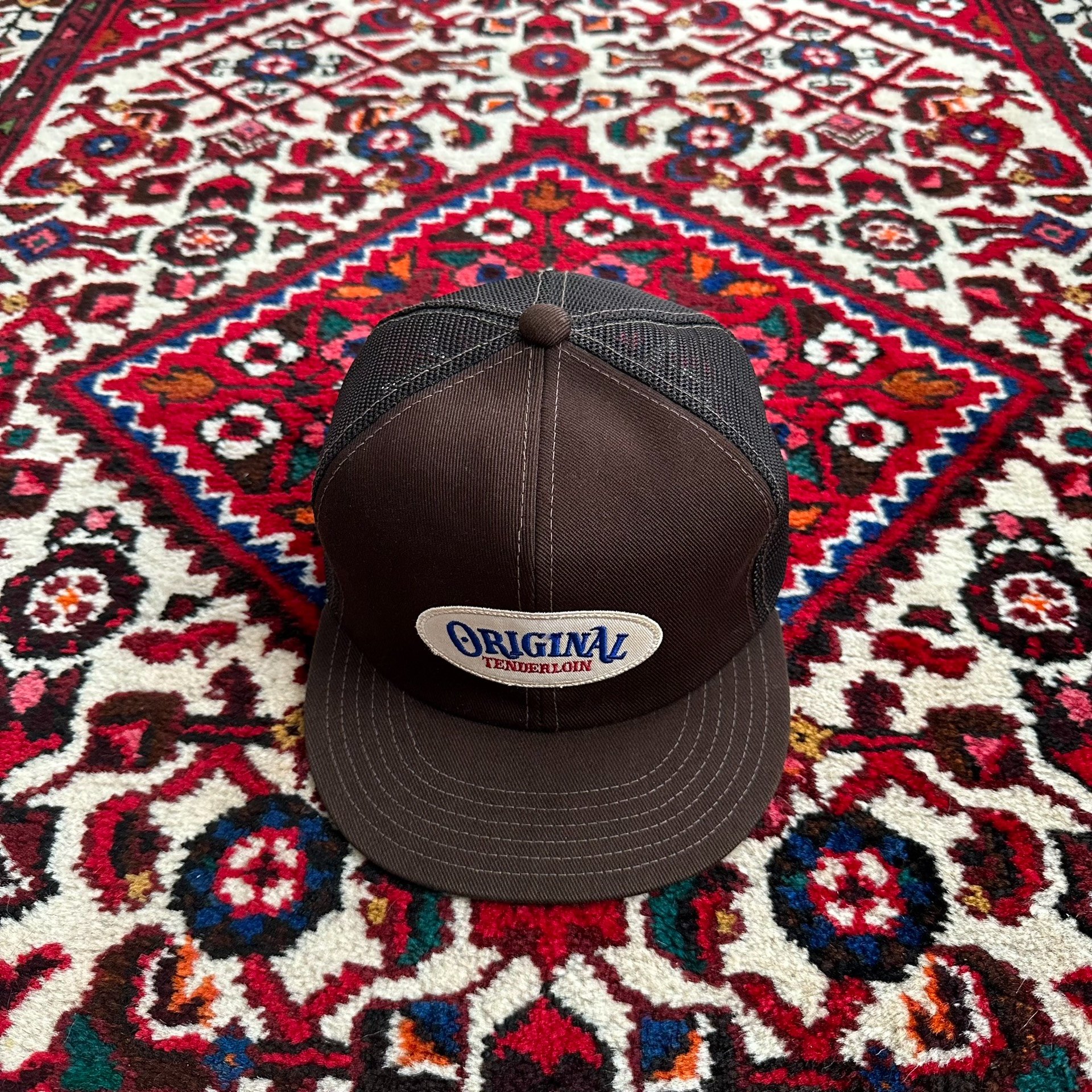 Trucker Mesh Cap with Oval Logo