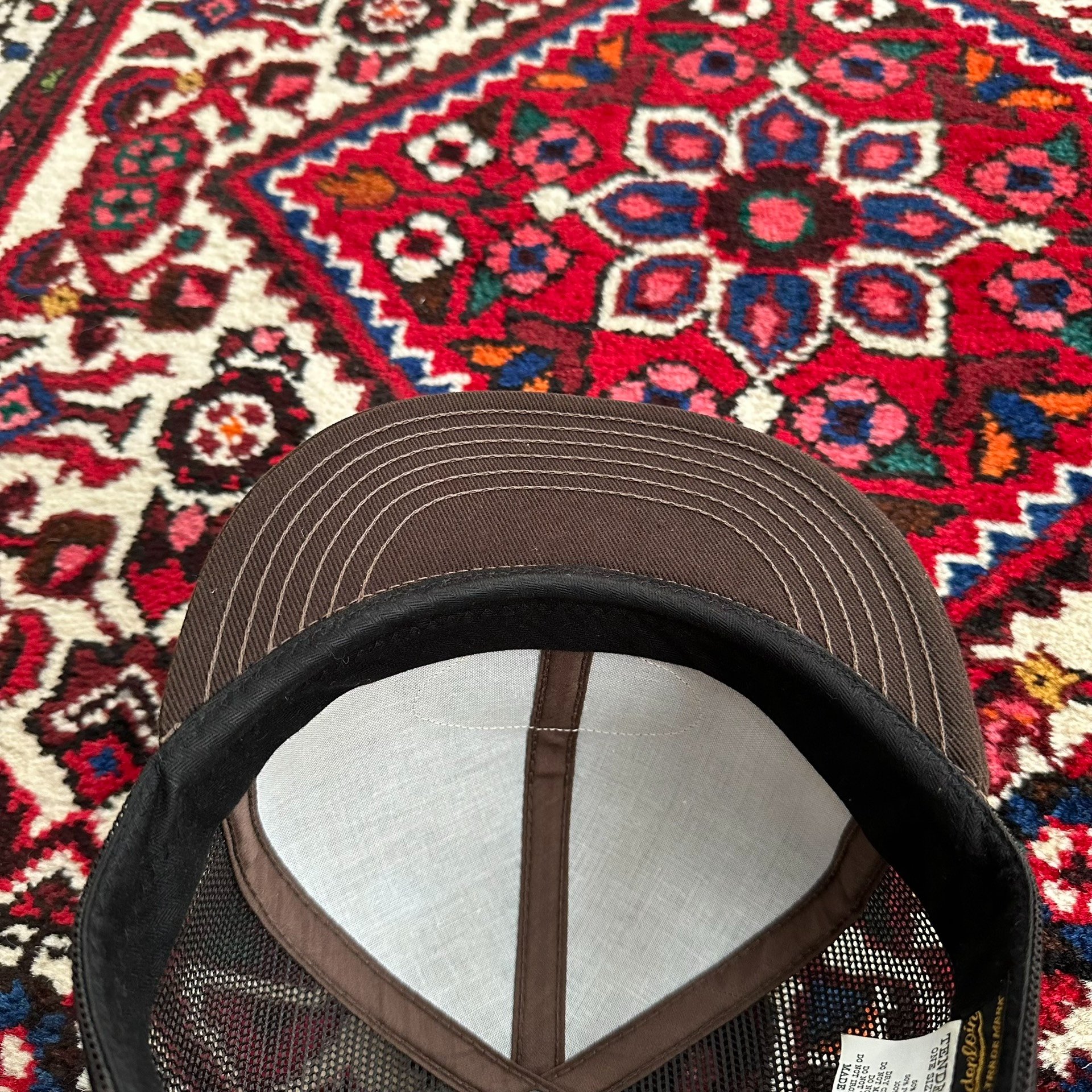 Trucker Mesh Cap with Oval Logo — back