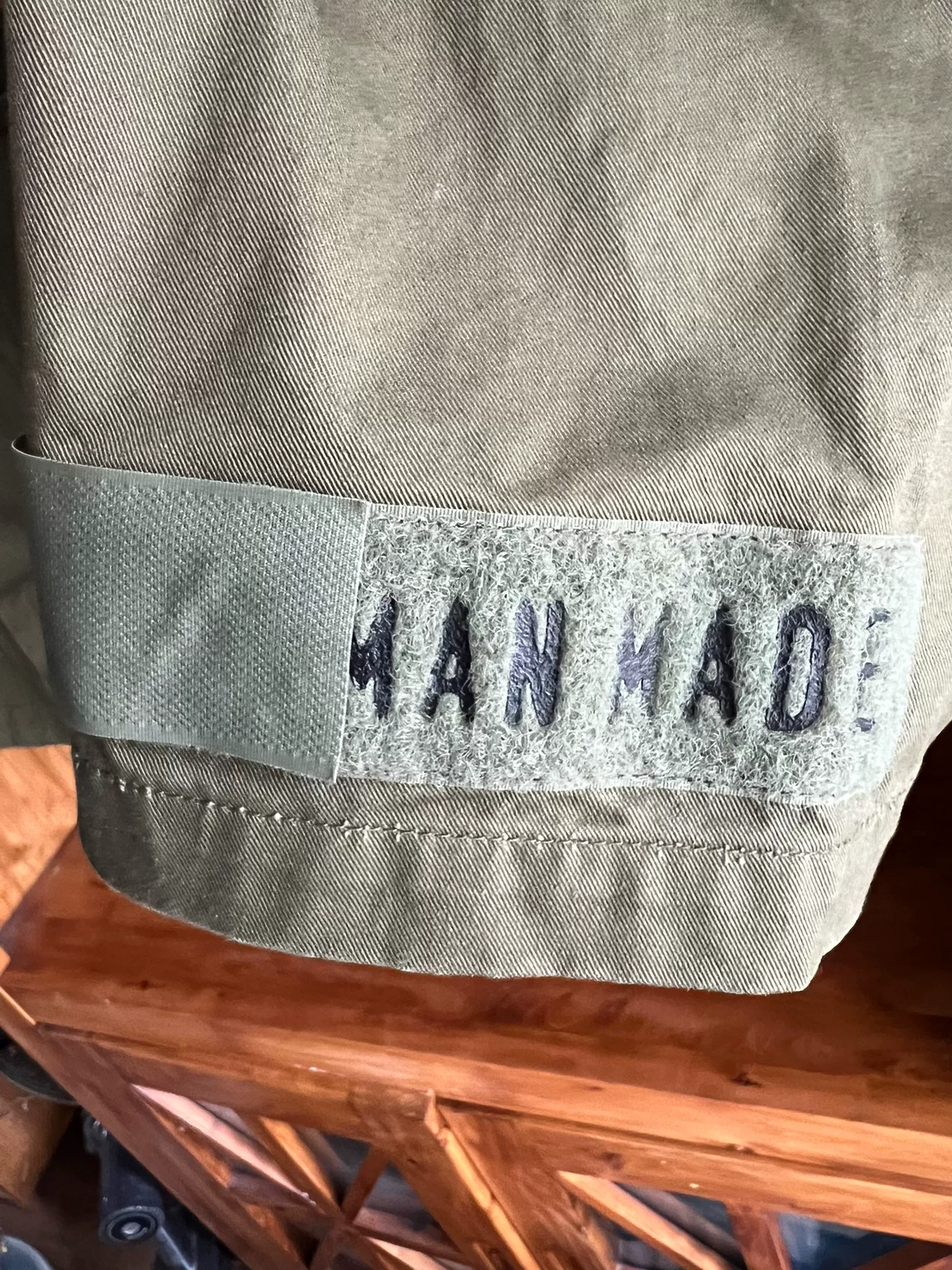 Human Made Military Multi-pocket Green Jacket — detail