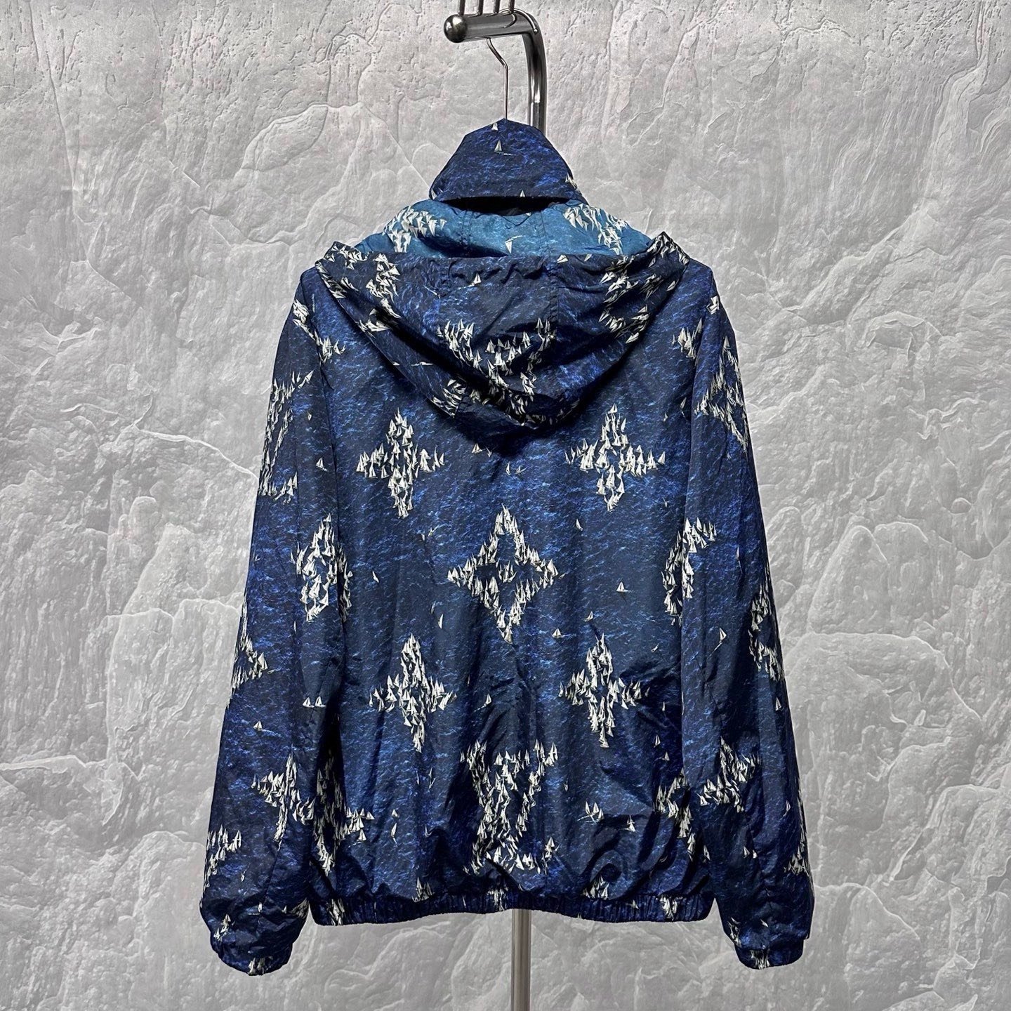 Louis Vuitton FW25 Monogram Hooded Jacket — back