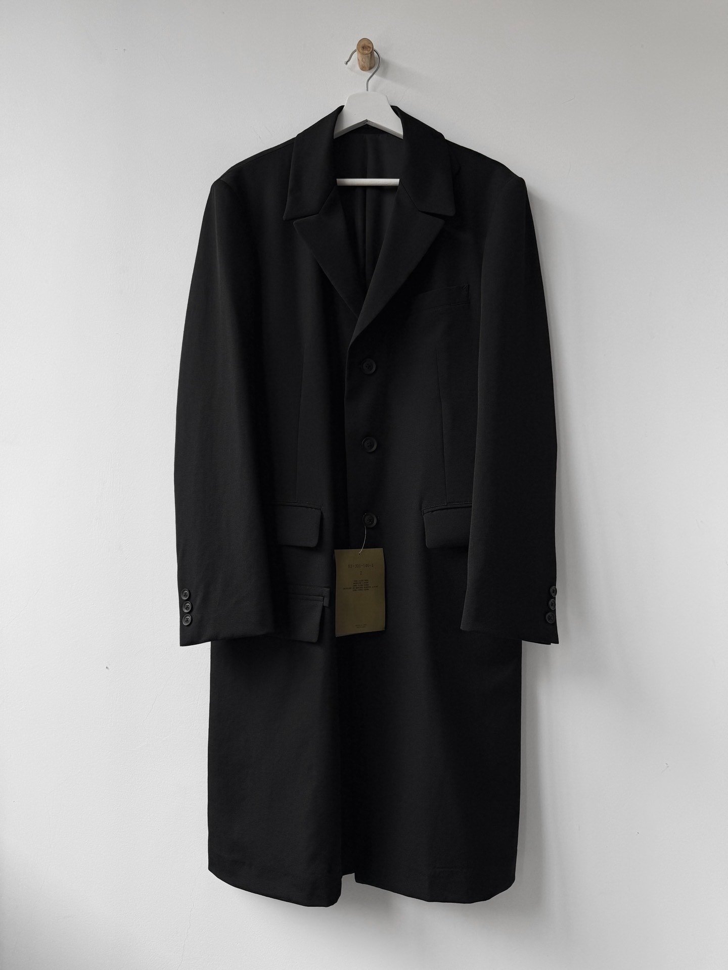 Yohji Yamamoto 23AW Doctor's Wool Coat