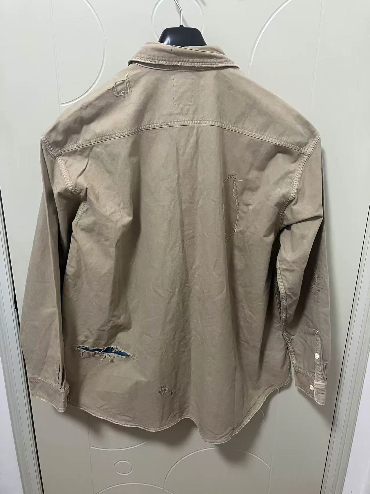 visvim grand crash long-sleeve shirt — detail