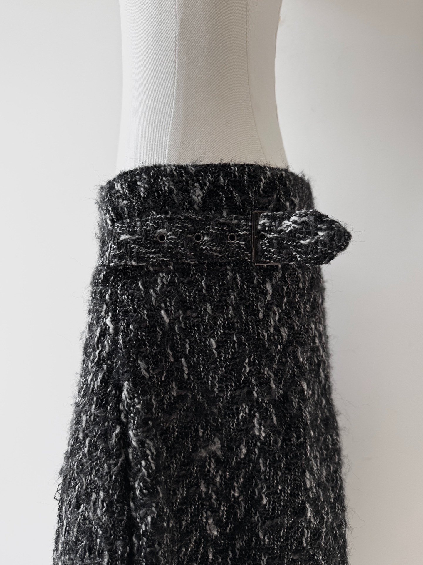 Yohji Yamamoto Y's 06AW Tweed Skirt — label
